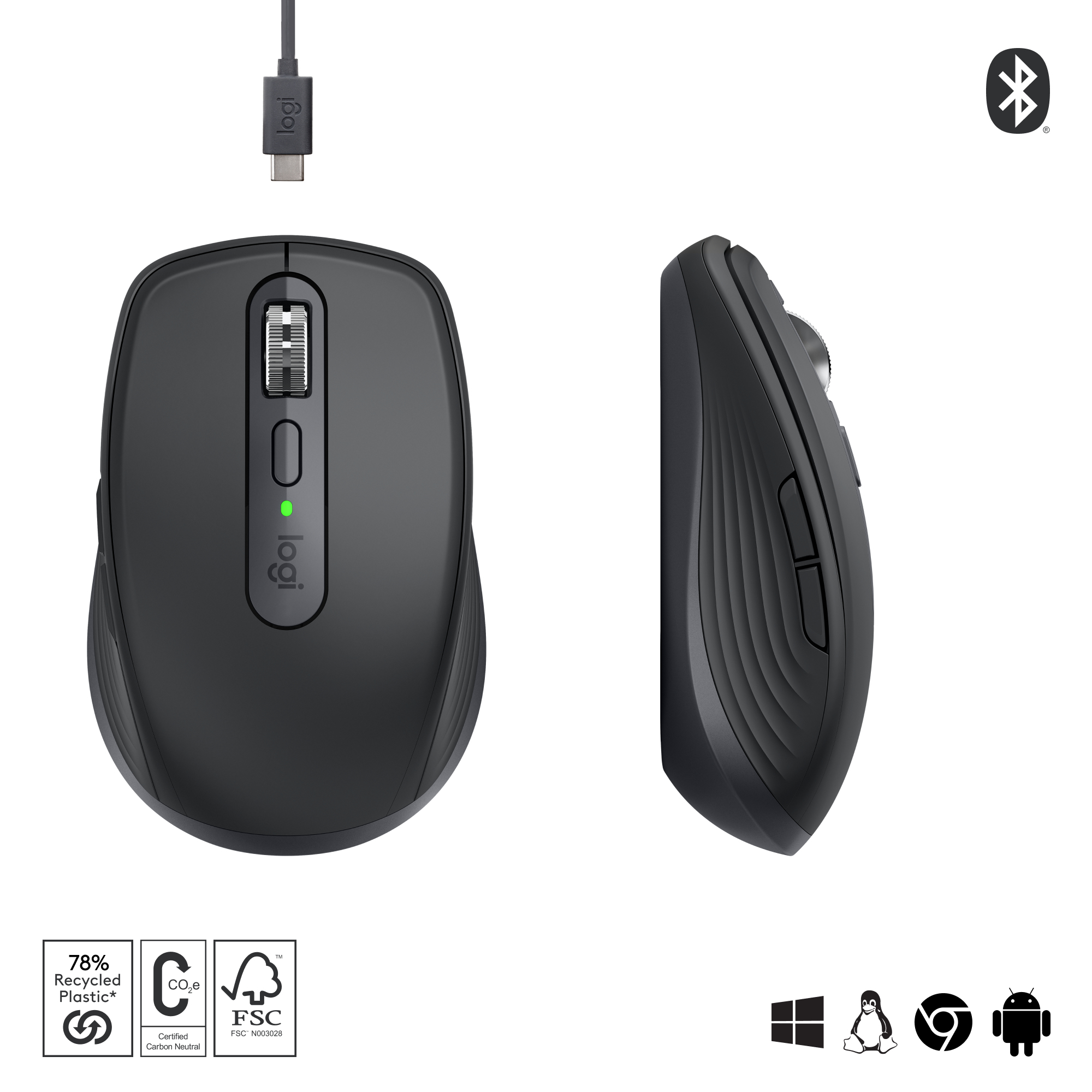 Logitech MX Anywhere 3S - Maus - optisch - 6