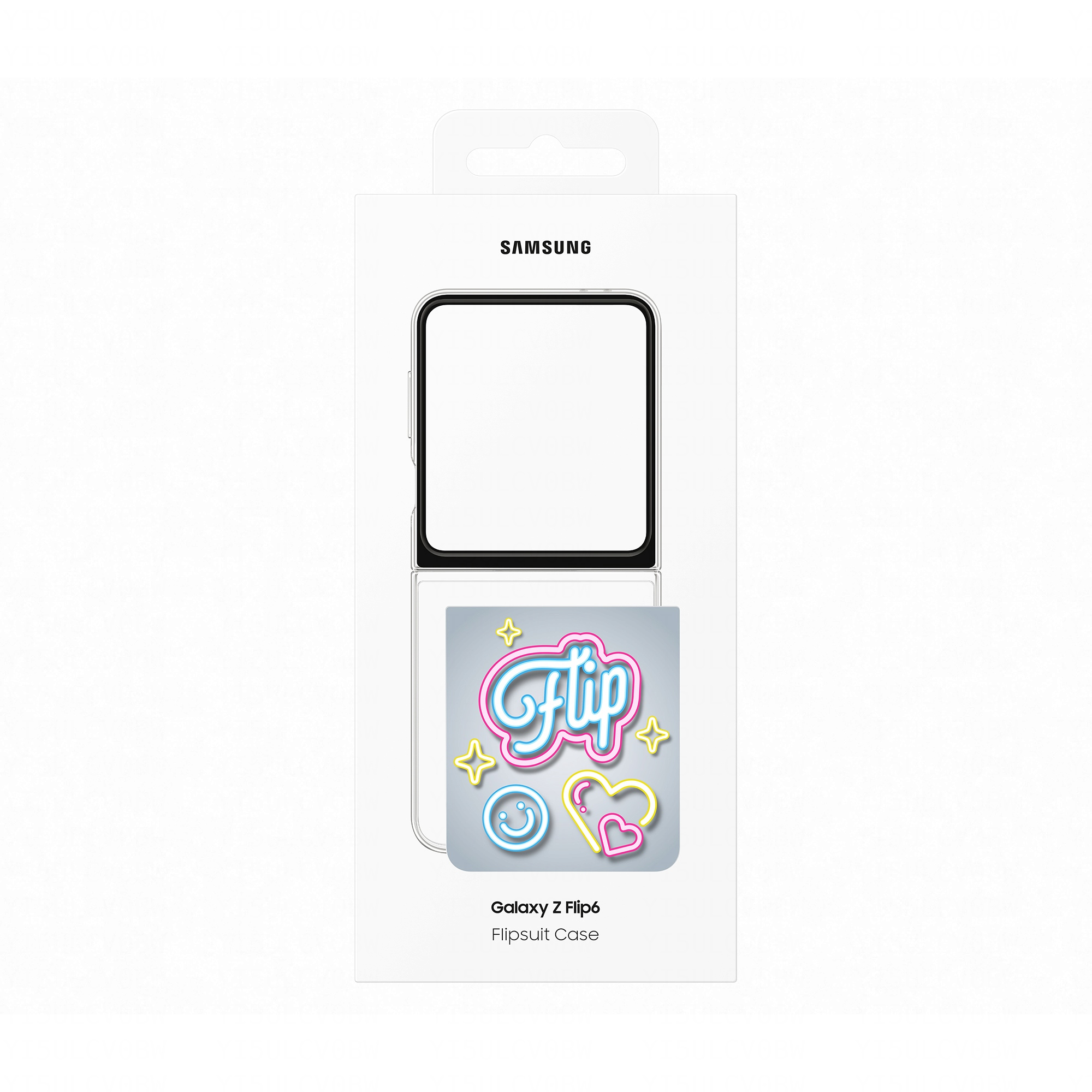Samsung EF-ZF741CTEGWW, Cover, Samsung, Galaxy Z Flip6, 17 cm (6.7"), Transparent