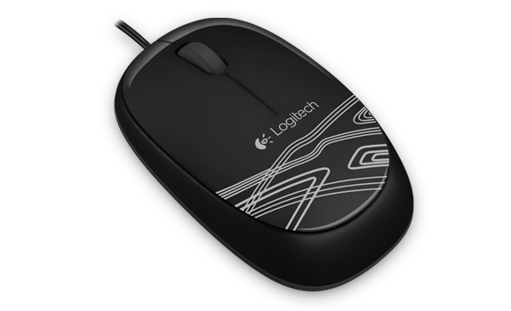 Logitech M105, Beidhändig, Optisch, USB Typ-A, 1000 DPI, Schwarz