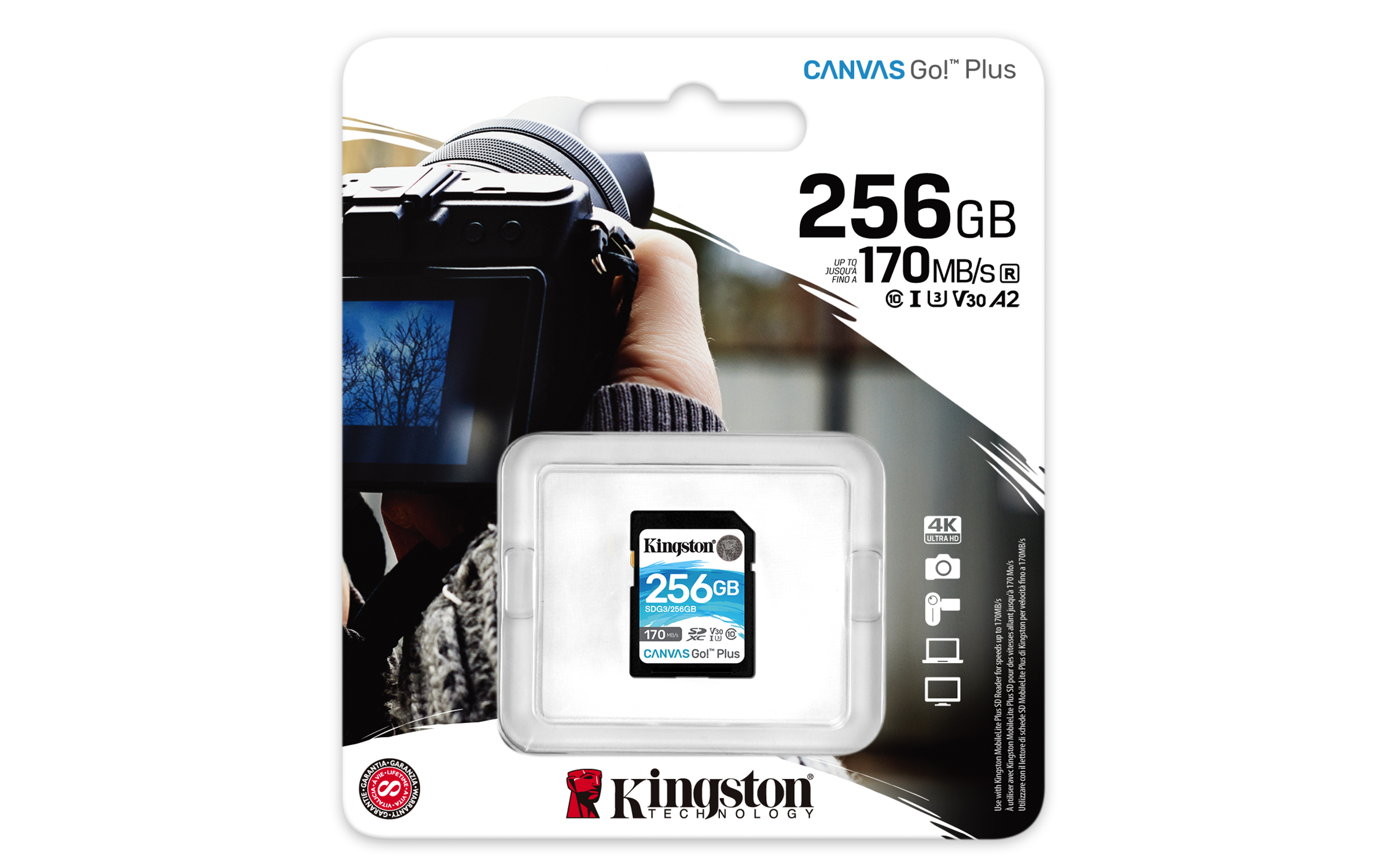 Kingston Canvas Go! Plus - Flash-Speicherkarte
