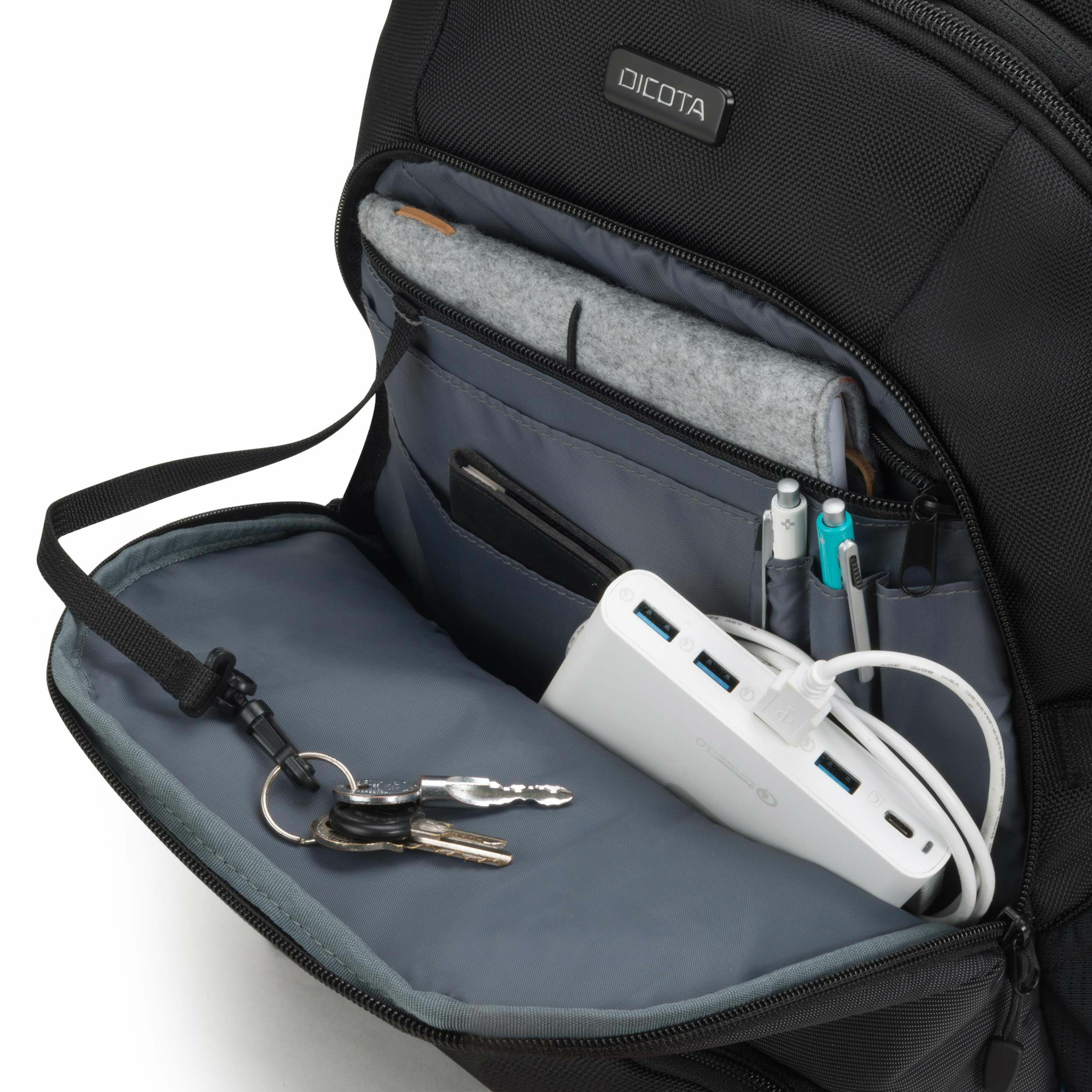 Dicota Eco SEEKER 13-15.6", Rucksack, 39,6 cm (15.6"), Schultergurt, 1,1 kg