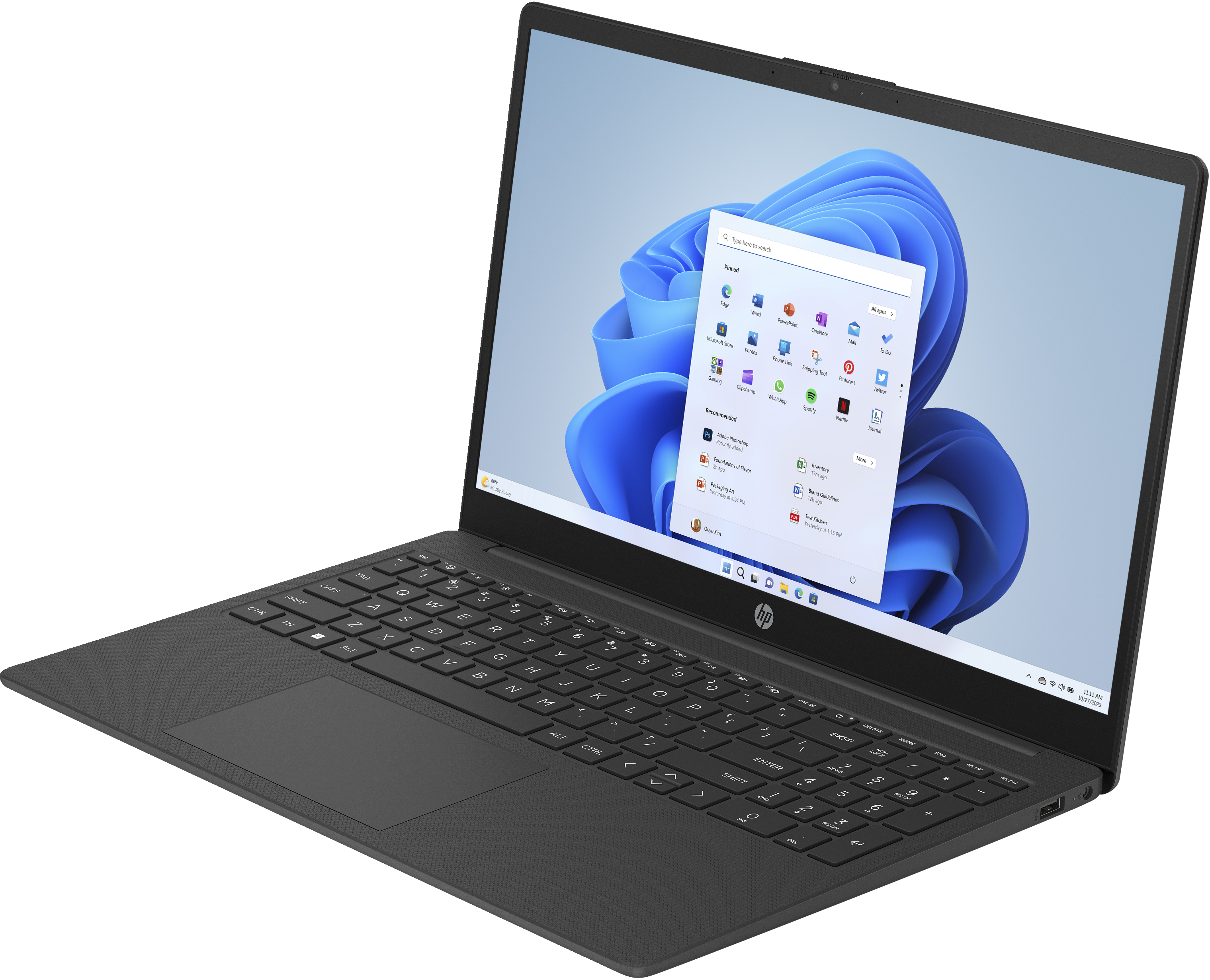 HP Laptop 15-fc0031ng - AMD Ryzen 3 7320U / 2.4 GHz - Win 11 Home - Radeon 610M - 8 GB RAM - 512 GB