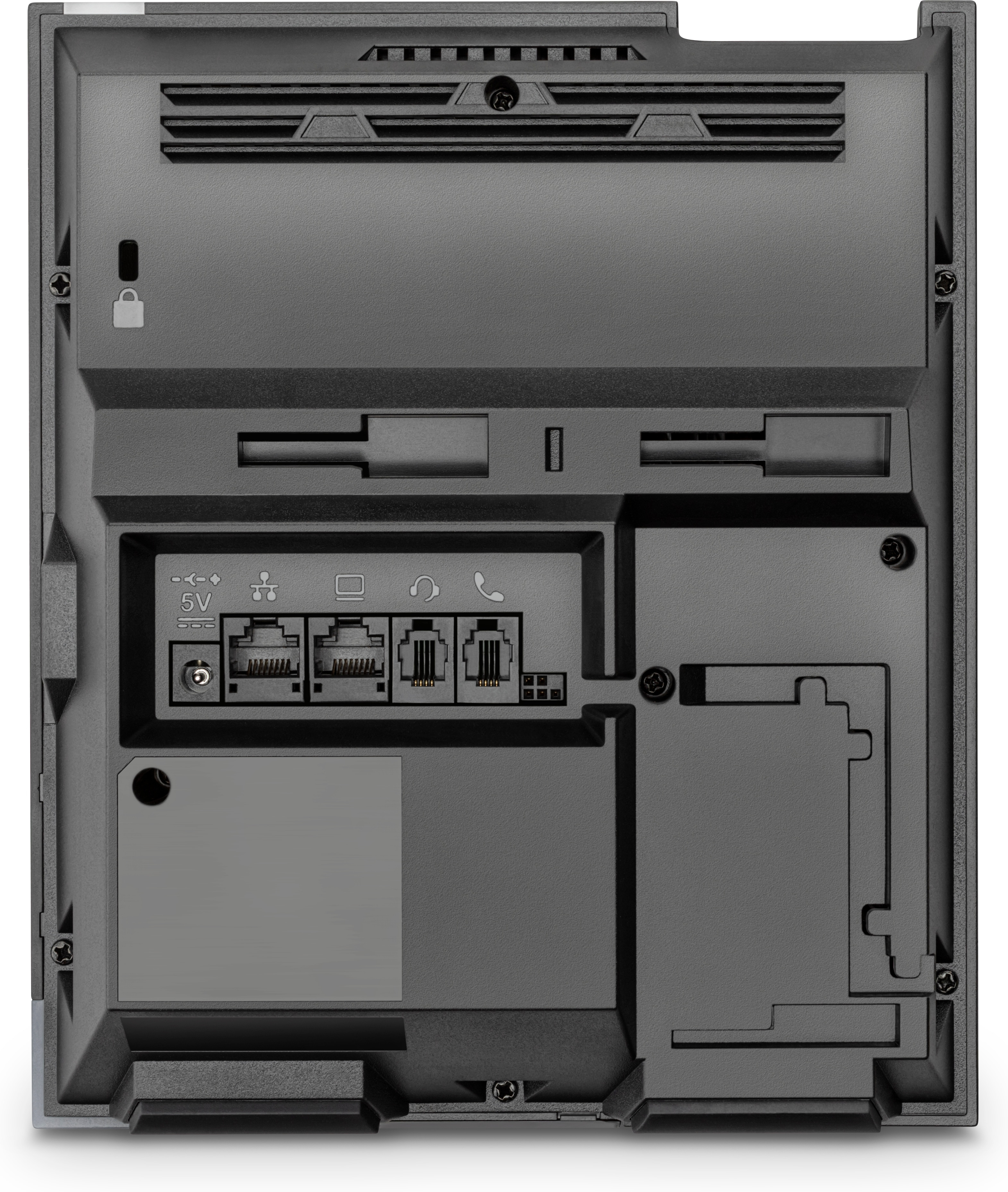 HP POLY CCX 400 Business-Medientelefon für Microsoft Teams und PoE-fähig, IP-Telefon, Schwarz, Kabel
