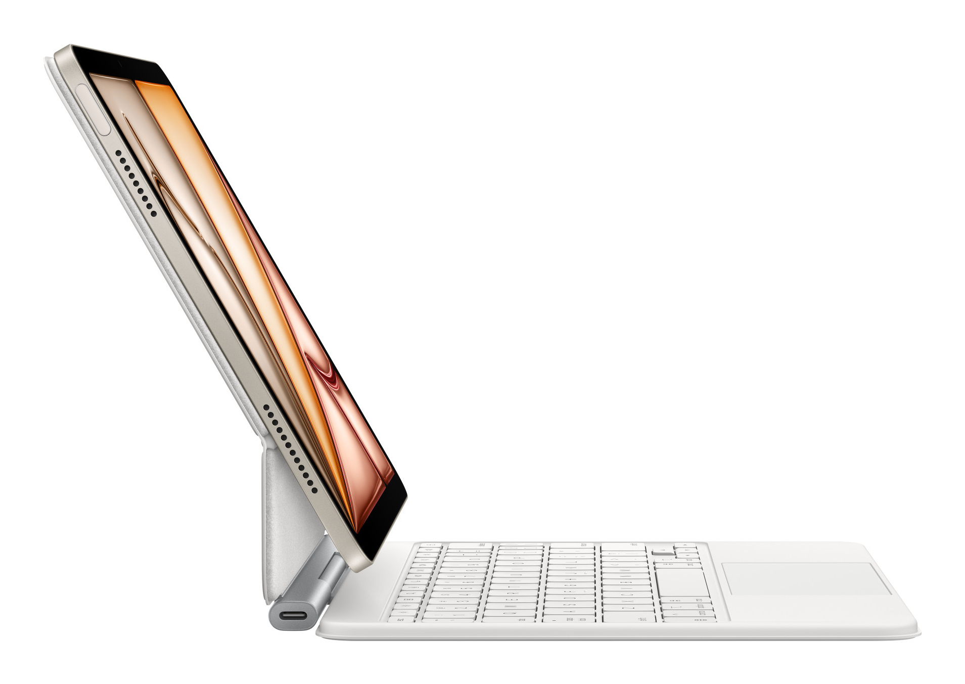 Apple Magic Keyboard, KeyboardDock für iPad Air 11" (M3, 2025), weiß, DE