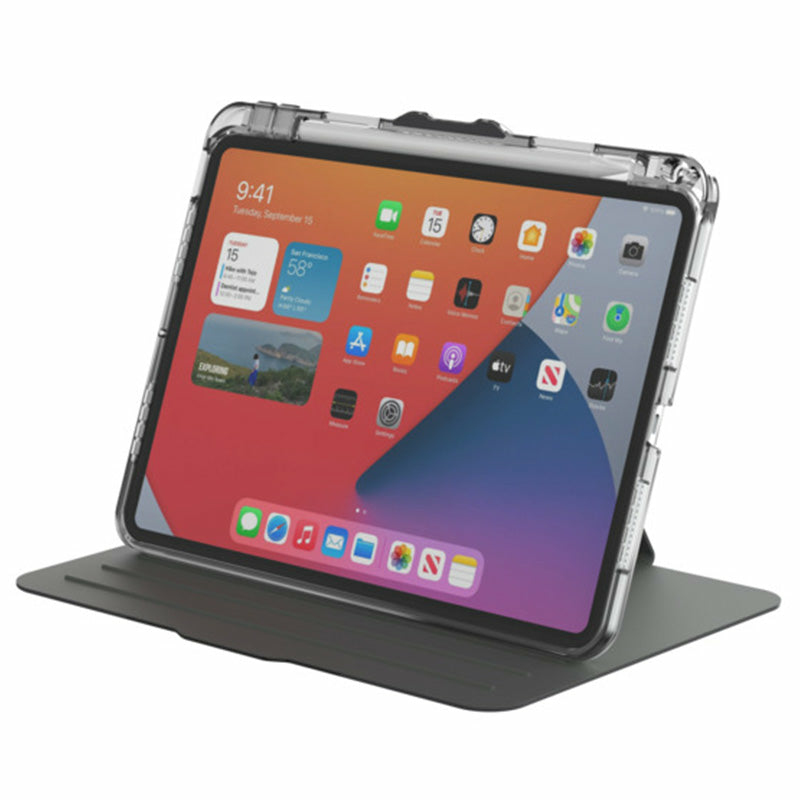 Targus VersaVu - Flip-Hülle für Tablet - Kunststoff - klar, Schwarz - für Apple 11-inch iPad Pro (M4