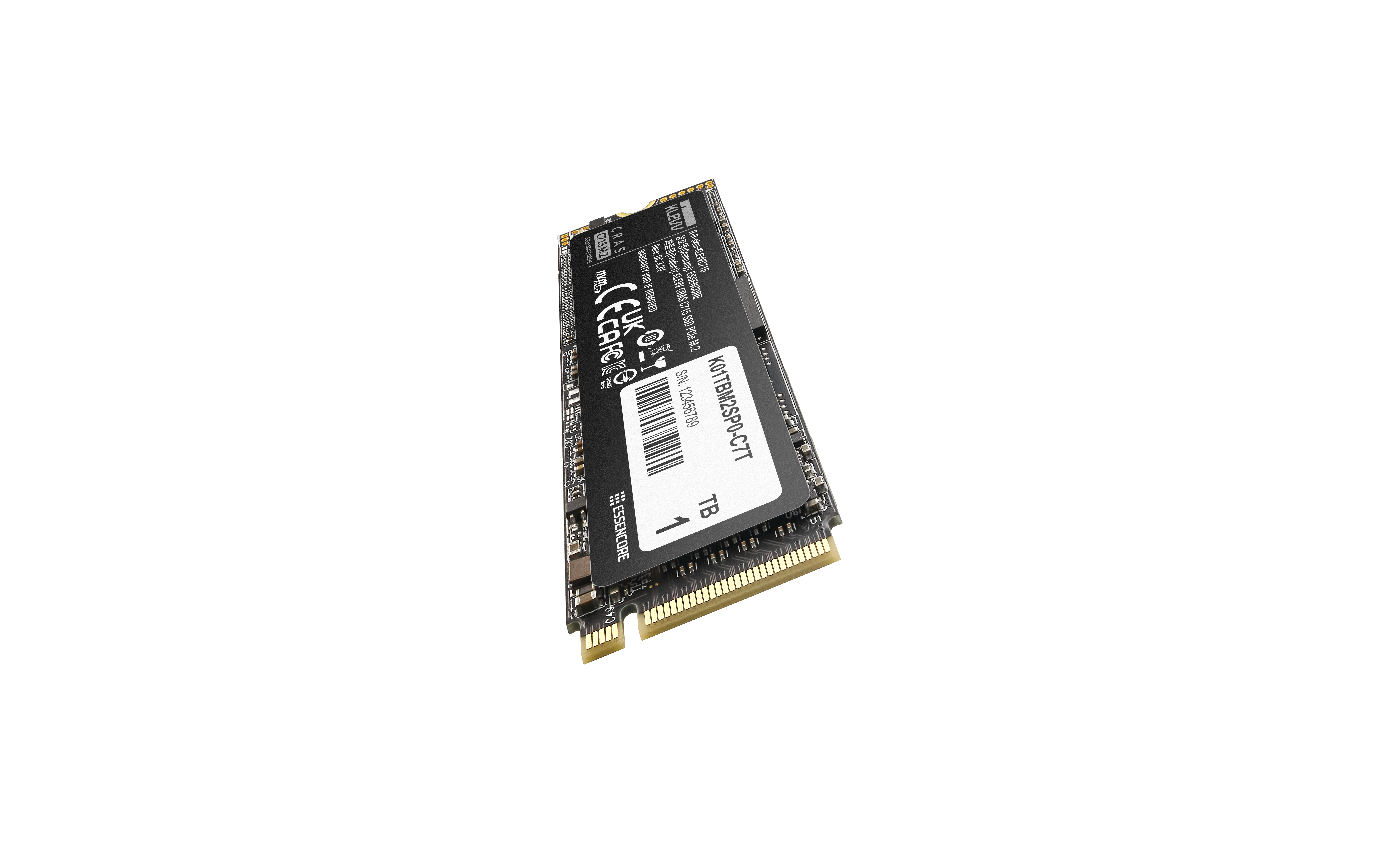 Klevv Cras C715 - SSD - 1 TB - intern - M.2 2280 - PCIe 3.0 x4 (NVMe)