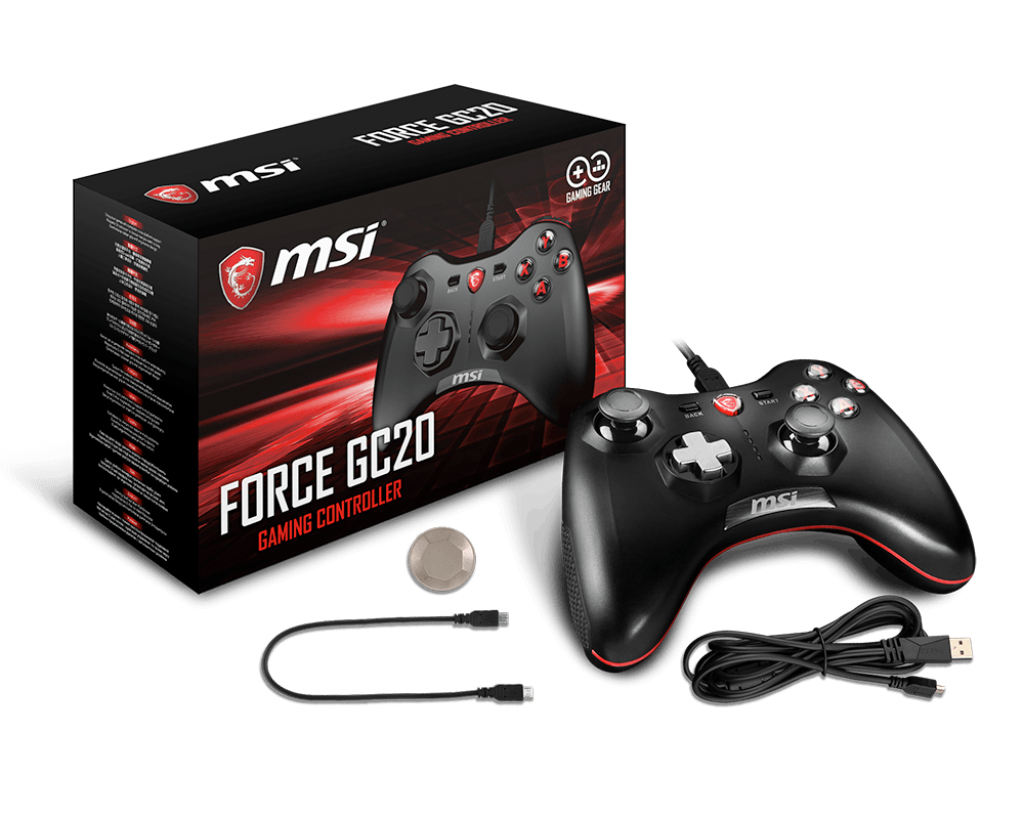 MSI Force GC20 - Game Pad - kabelgebunden