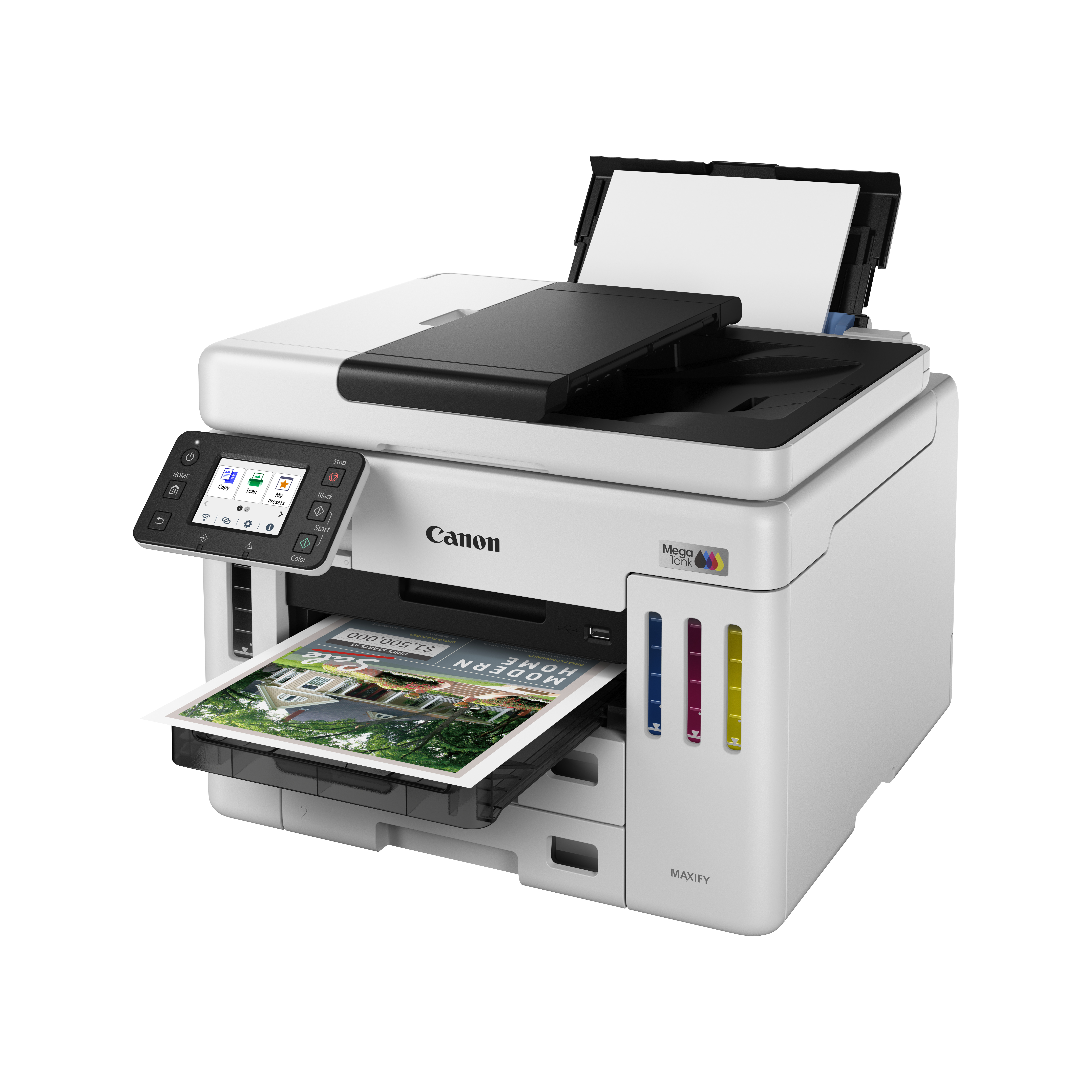 Canon MAXIFY GX7150 MegaTank - Multifunktionsdrucker - Farbe - Tintenstrahl - CISS - Legal (216 x 35