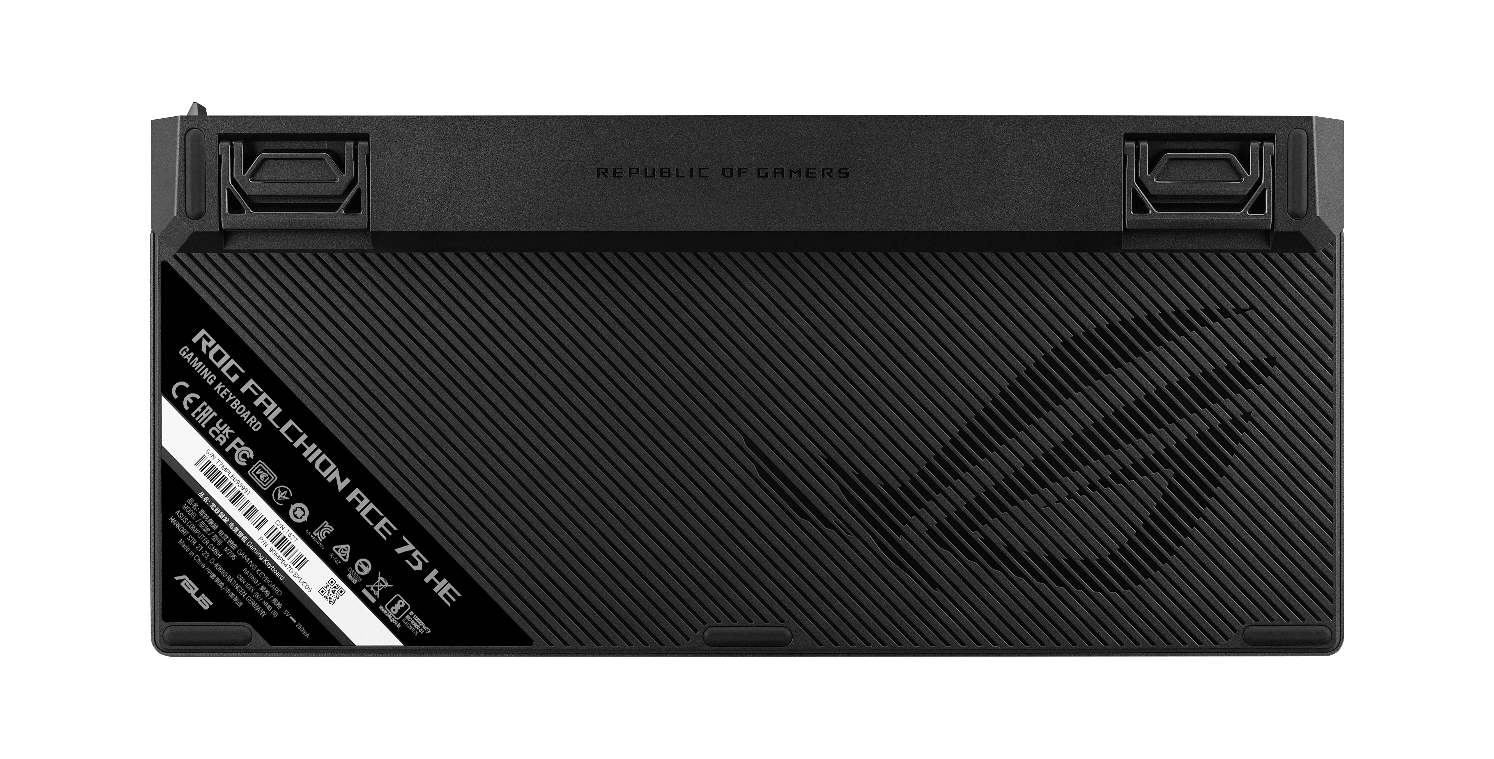 ASUS ROG Falchion Ace 75 HE, 75%, Kabelgebunden, USB, Magnetic-mechanical key switch, RGB-LED, Schwa