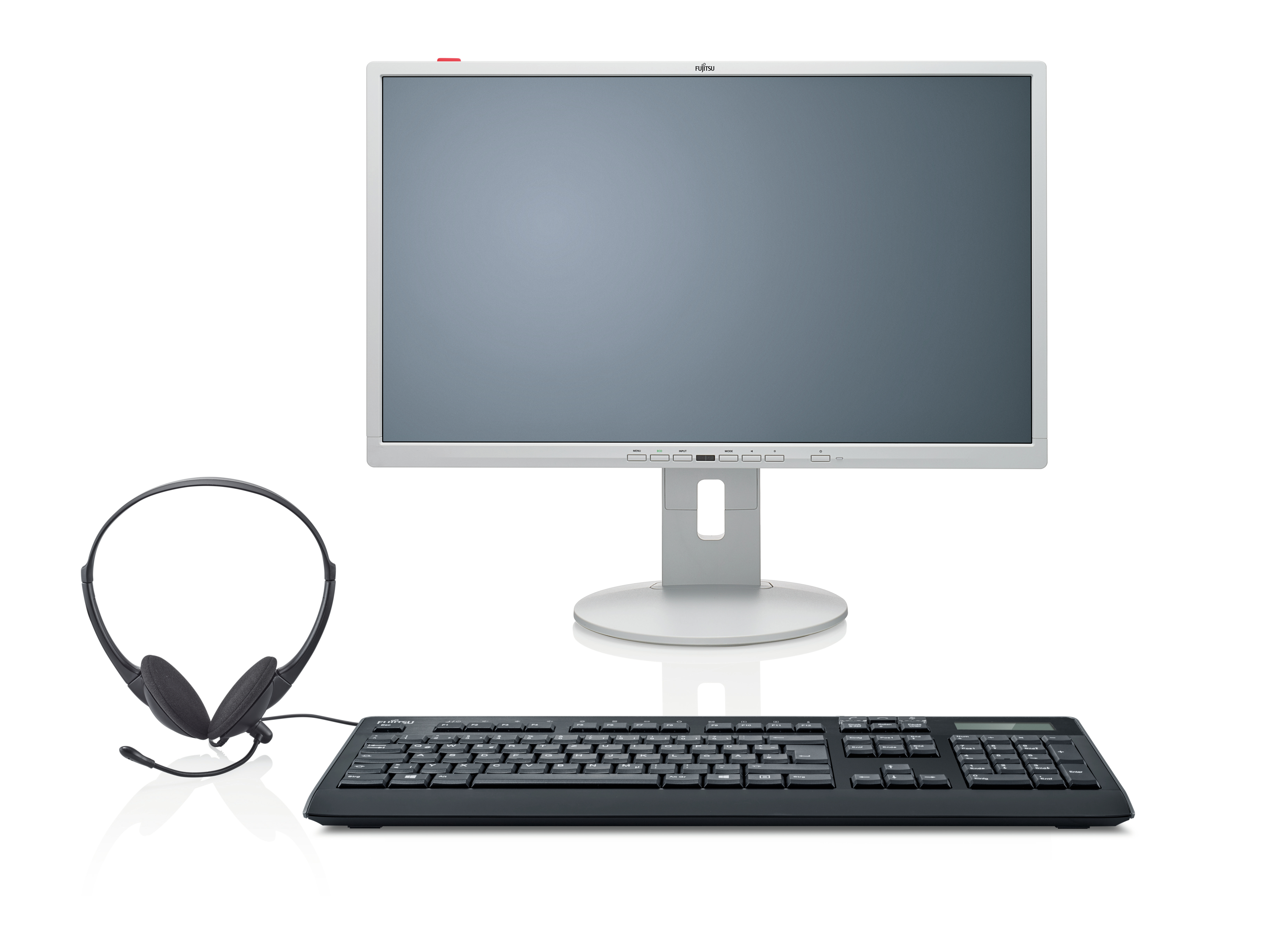 Fsas Technologies Fujitsu KB950 Phone - Set aus Tastatur und Kopfhörer