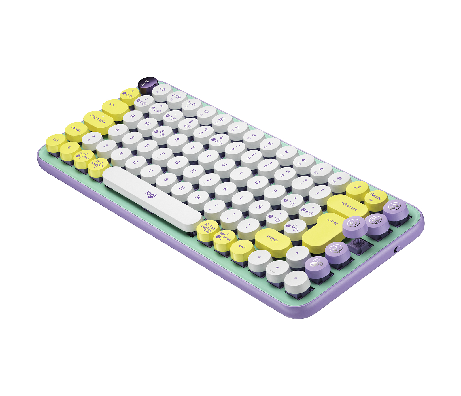 Logitech POP Keys - Tastatur - kabellos - Bluetooth