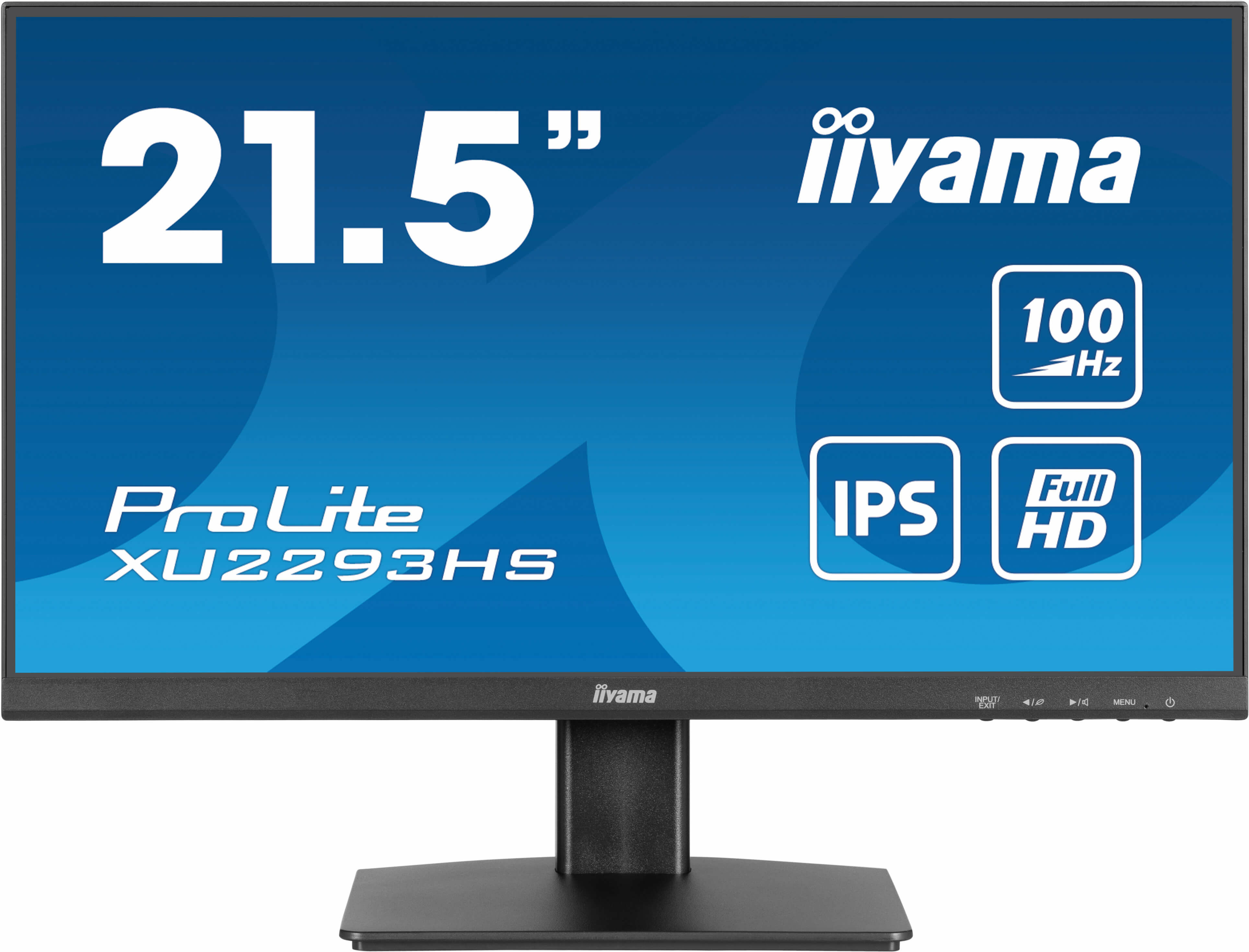 iiyama ProLite XU2293HS-B6 Monitor 54.6 cm (21.5") Full HD, IPS, 4ms, HDMI, Displayport