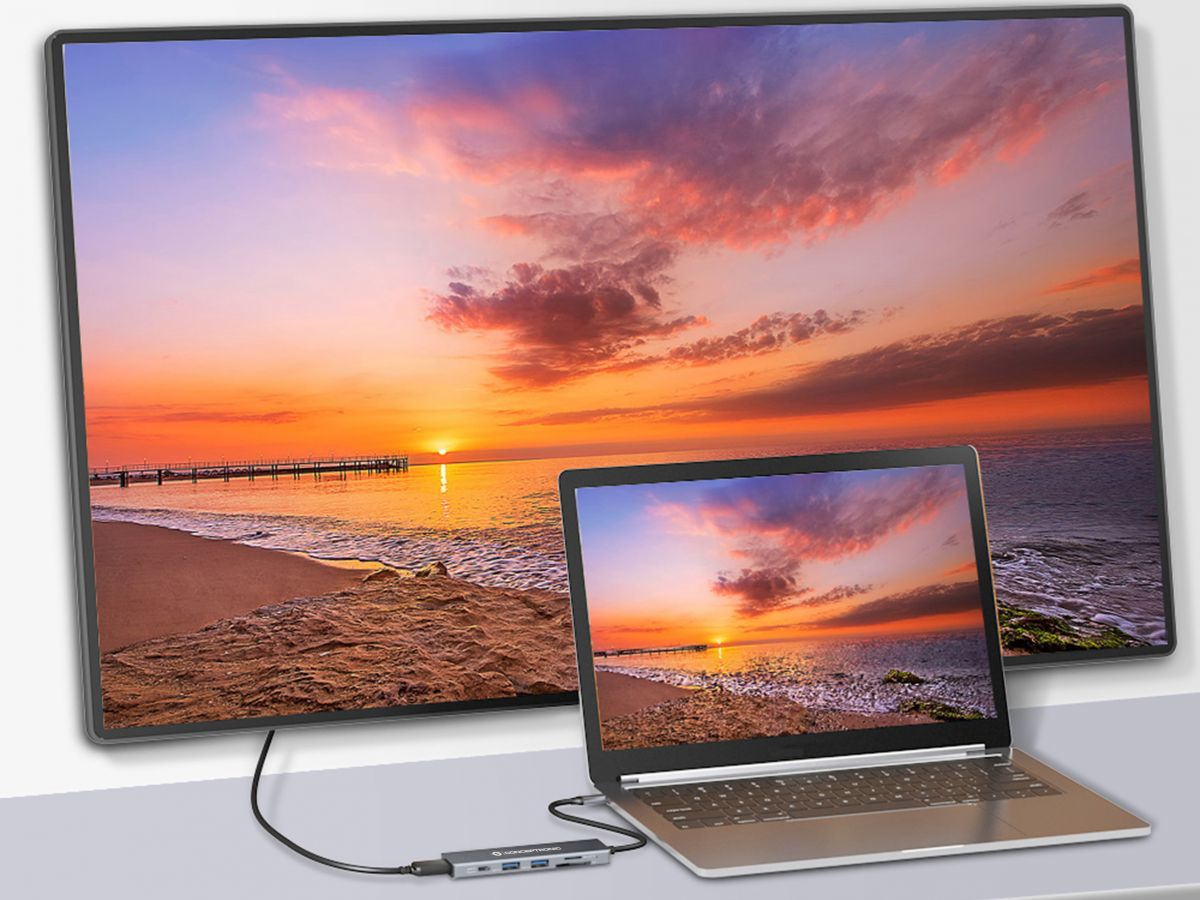 Conceptronic DONN23G - Dockingstation - USB-C