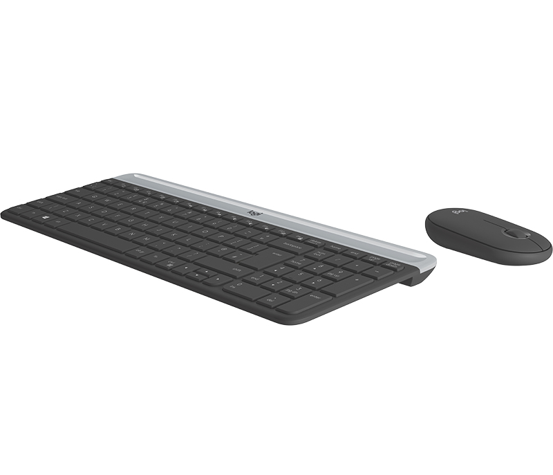 Logitech Slim Wireless Combo MK470 - Tastatur-und-Maus-Set