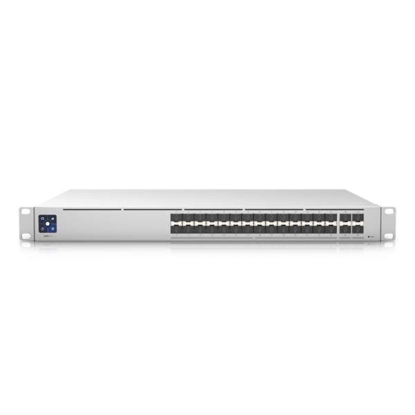 Ubiquiti UniFiSwitch Pro Aggregation Rackmount Gigabit Managed Switch, 28x SFP+, 4x SFP28