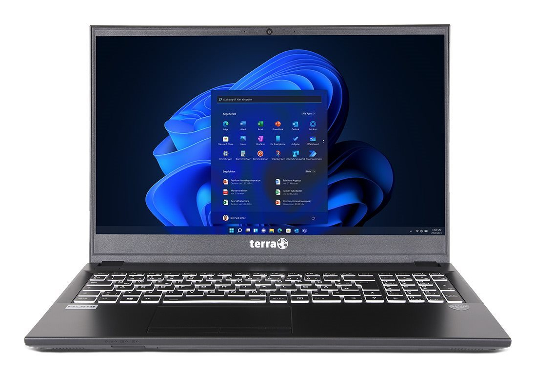 TERRA MOBILE 1516R, Intel® Core? i5, 39,6 cm (15.6"), 1920 x 1080 Pixel, 16 GB, 1 TB, Windows 11 Pro