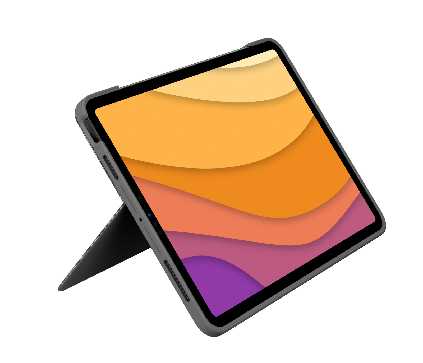 Logitech Combo Touch, KeyboardDock für Apple iPad Air 4/Air 5 10.9" grau, DE