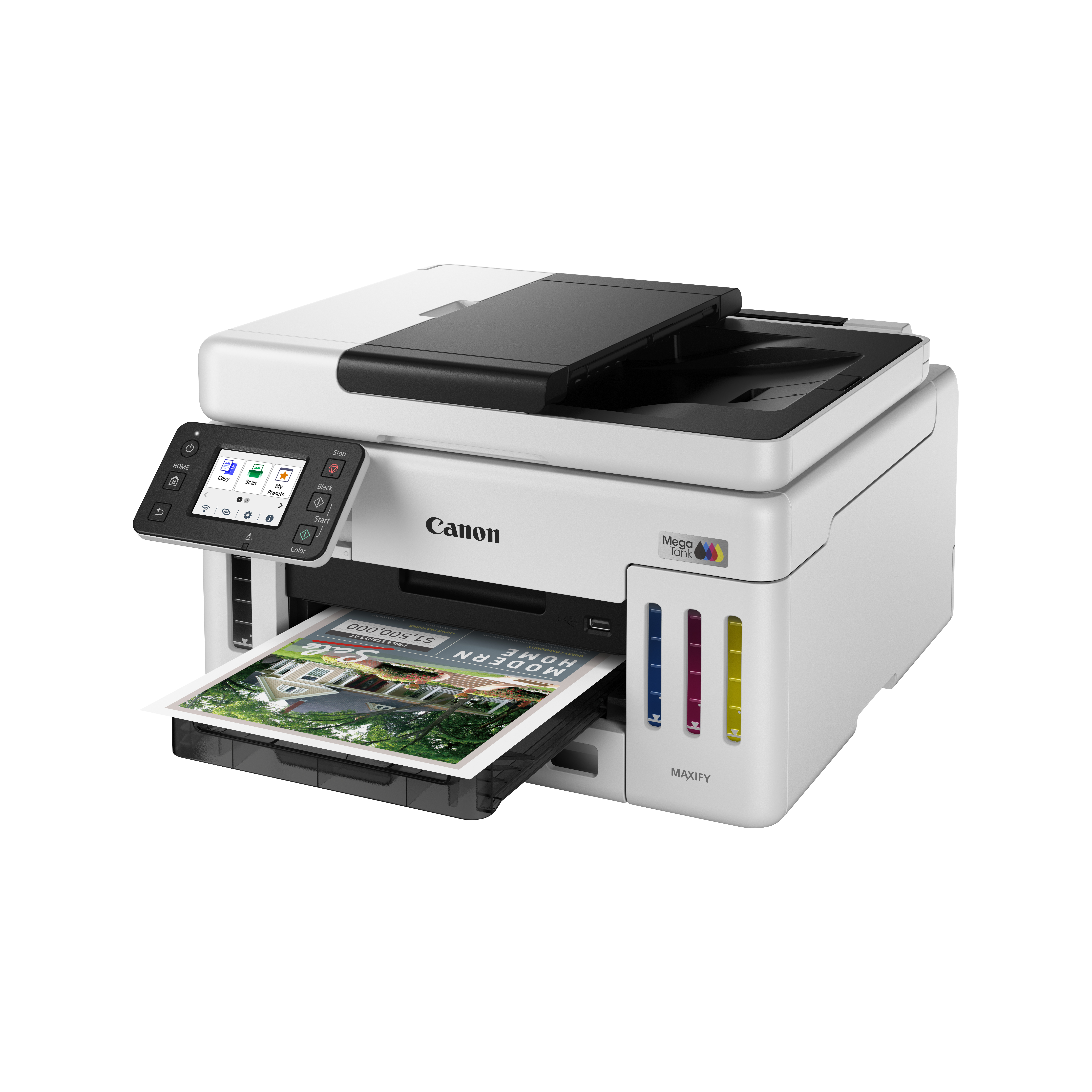 Canon MAXIFY GX6150 MegaTank - Multifunktionsdrucker - Farbe - Tintenstrahl - CISS - Legal (216 x 35