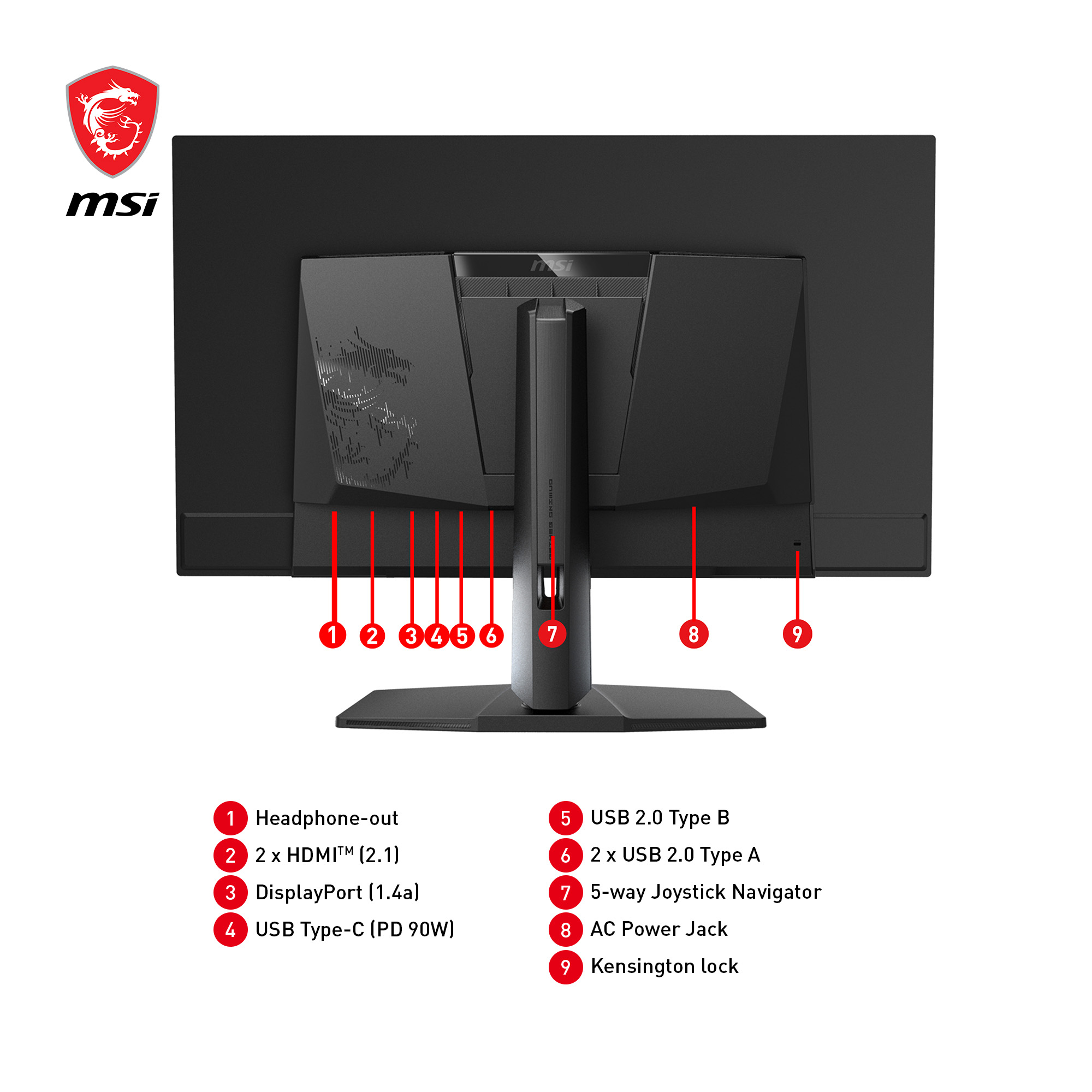 MSI MPG 321URXDE QD-OLED - OLED-Monitor - Gaming - 80 cm (31.5")