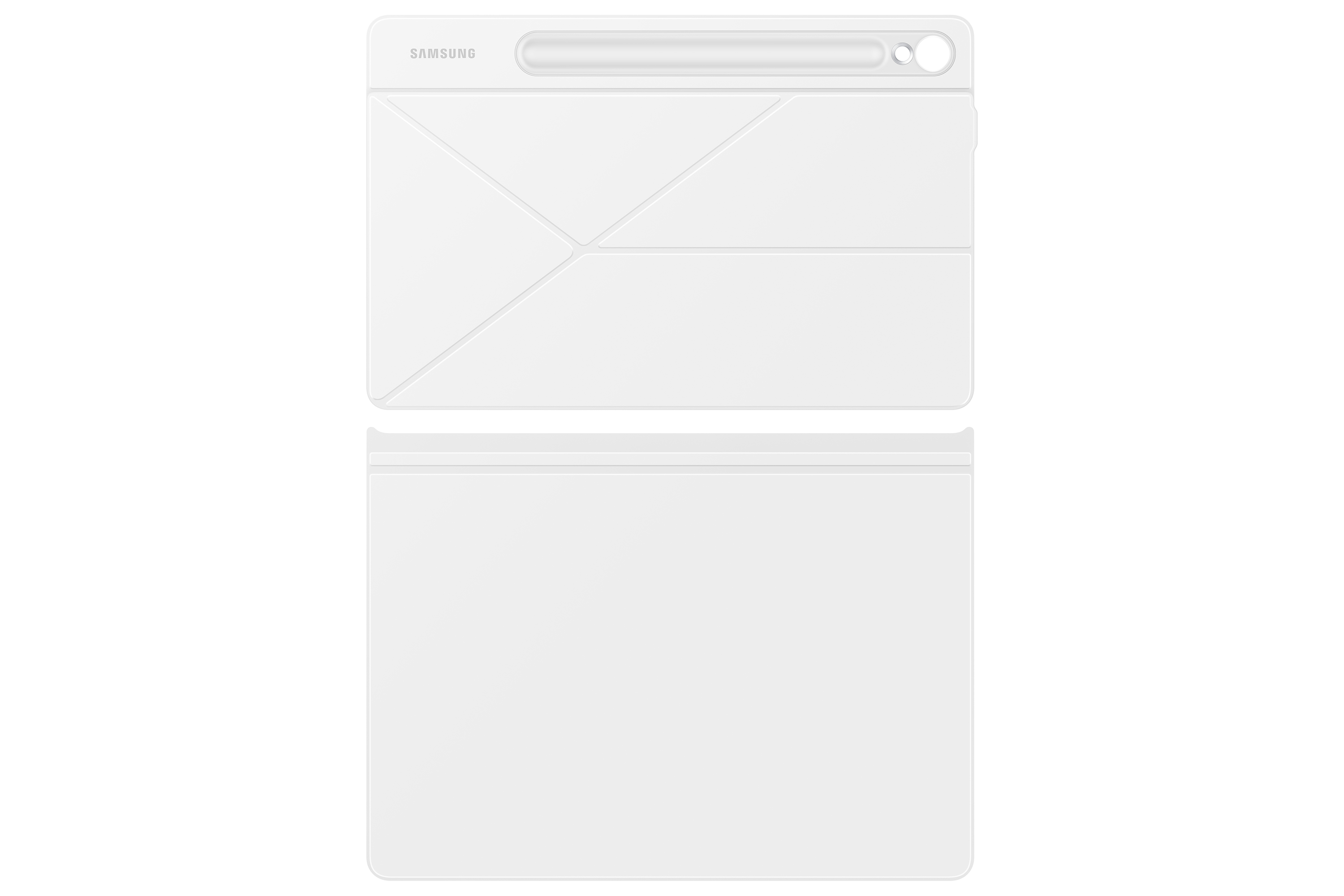 Samsung EF-BX710 - Flip-Hülle für Tablet - weiß