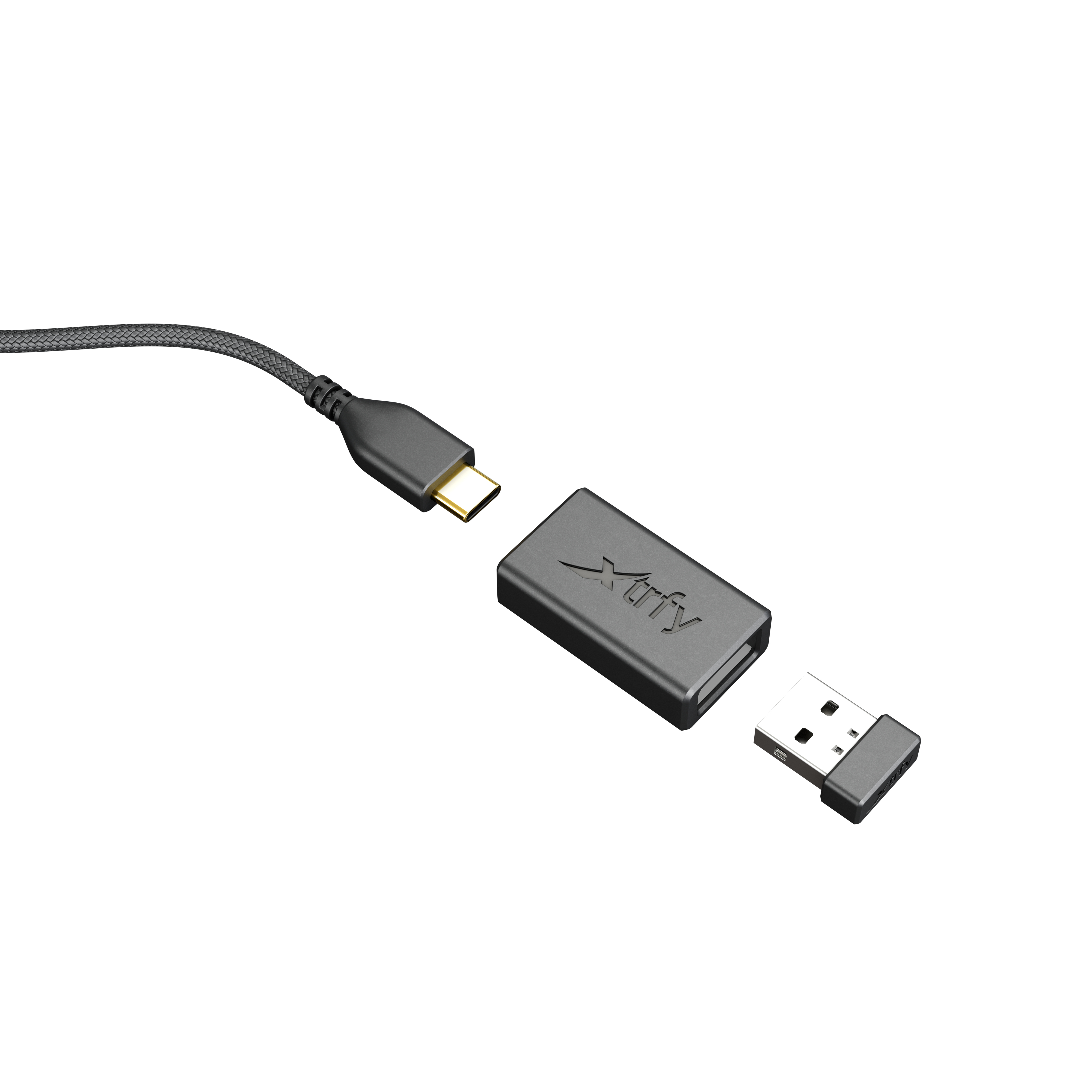 Cherry Xtrfy M42 - Maus - optisch - kabellos - 2.4 GHz - kabelloser Empfänger (USB)