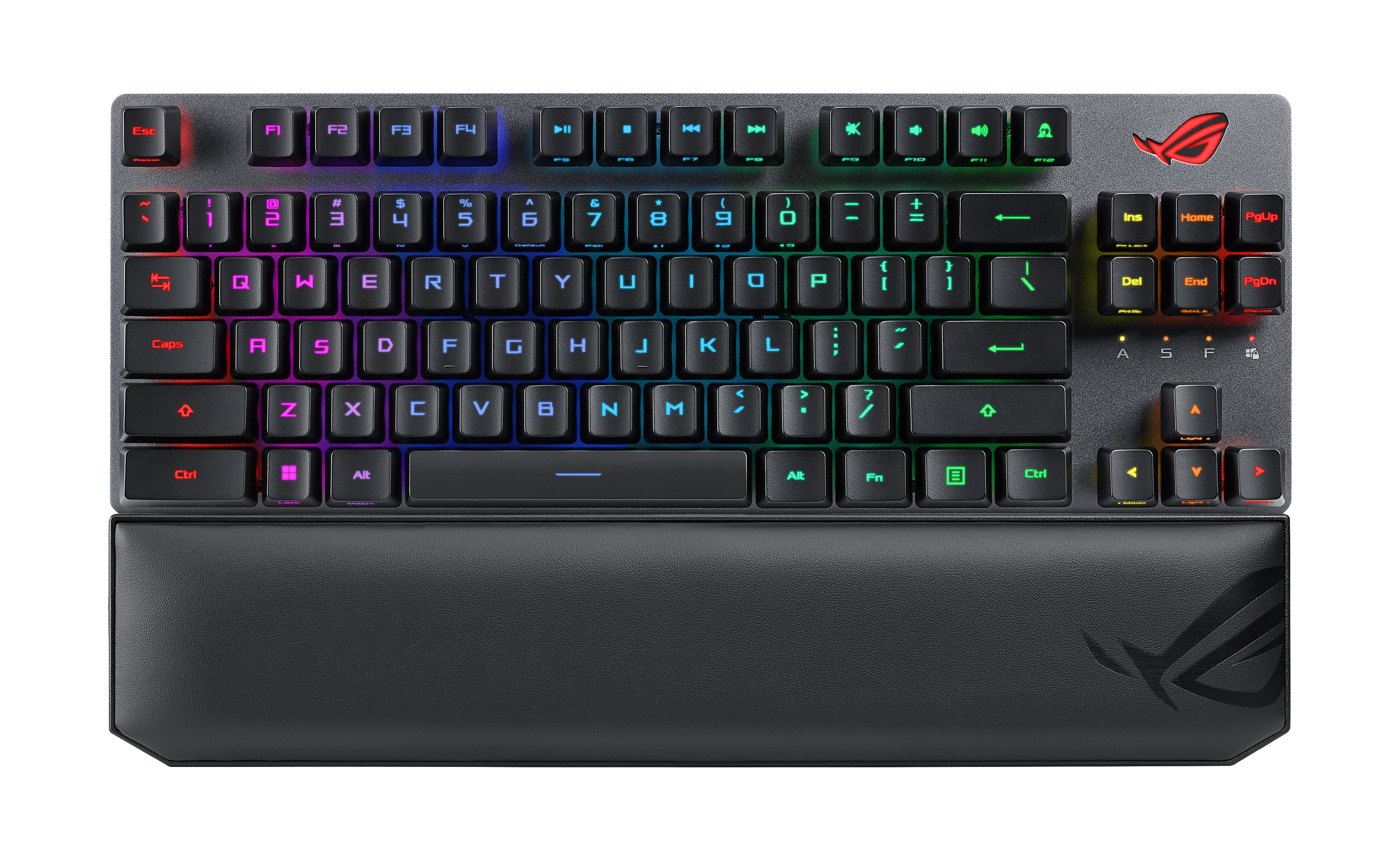ASUS ROG Strix Scope RX TKL Wireless Deluxe, Verkabelt & Kabellos, USB + RF Wireless + Bluetooth, Me