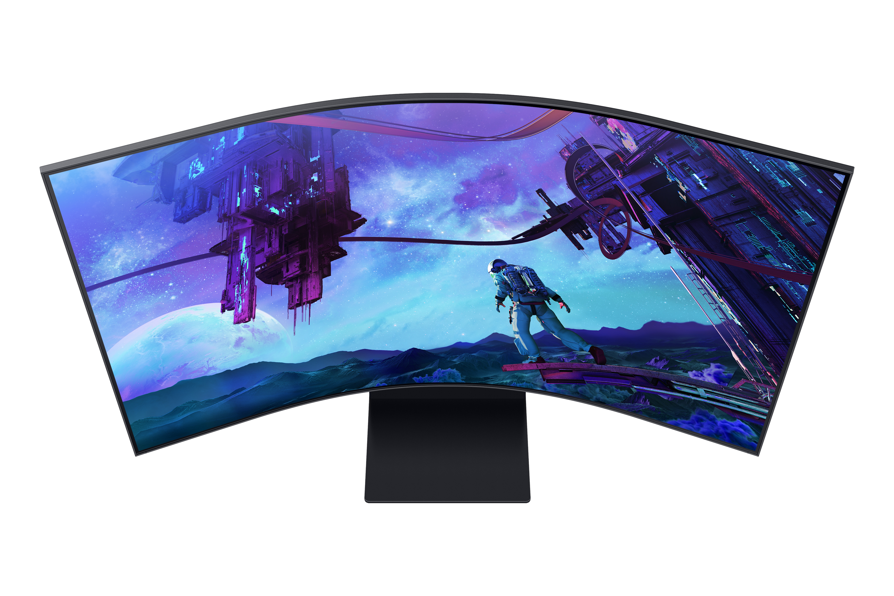 Samsung Odyssey Ark S55CG970NU - G97NC Series - QLED-Monitor - Smart - Gaming - gebogen - 138 cm (55