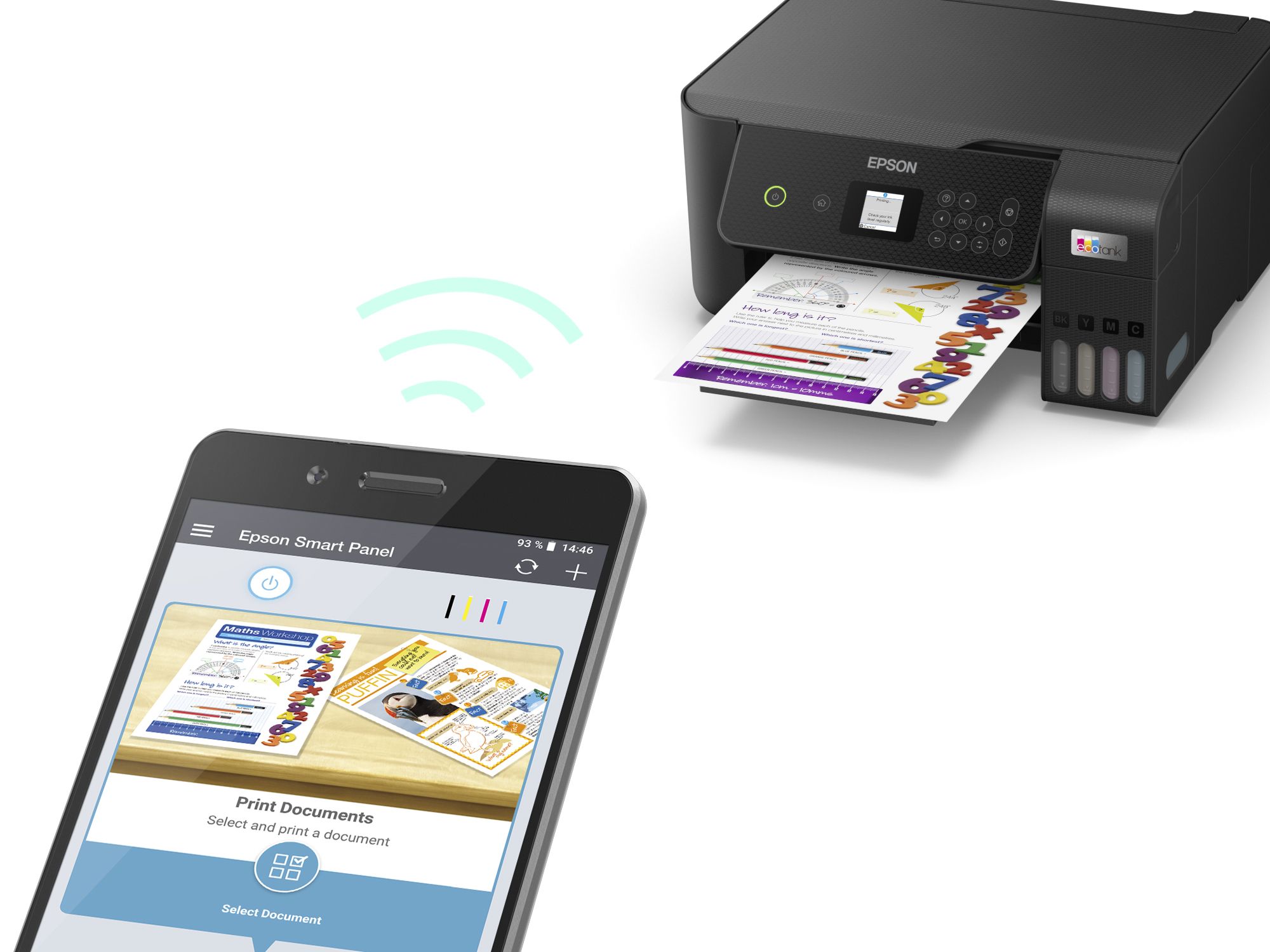 Epson EcoTank ET-2825 - Multifunktionsdrucker - Farbe - Tintenstrahl - wiederbefüllbar - A4 (Medien)