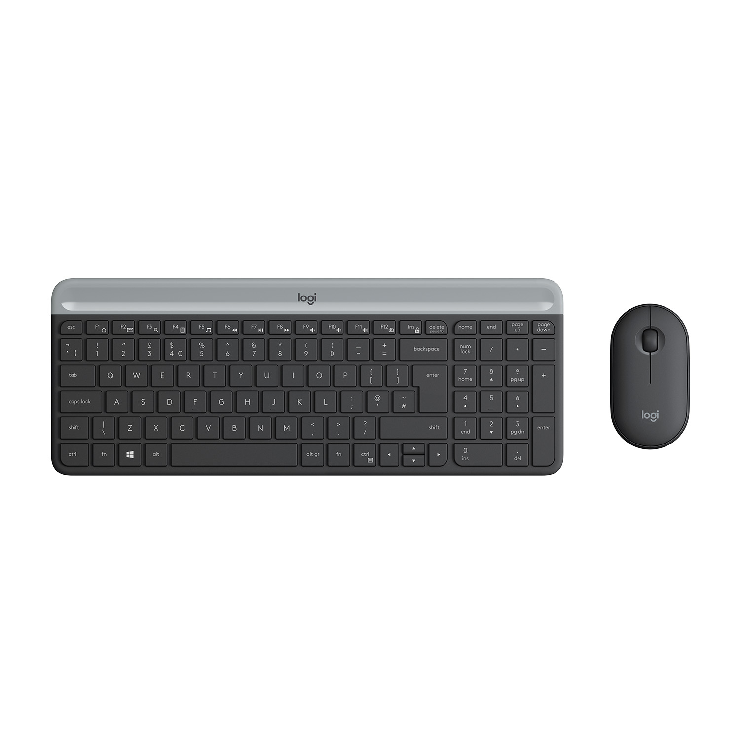 Logitech Slim Wireless Combo MK470 - Tastatur-und-Maus-Set