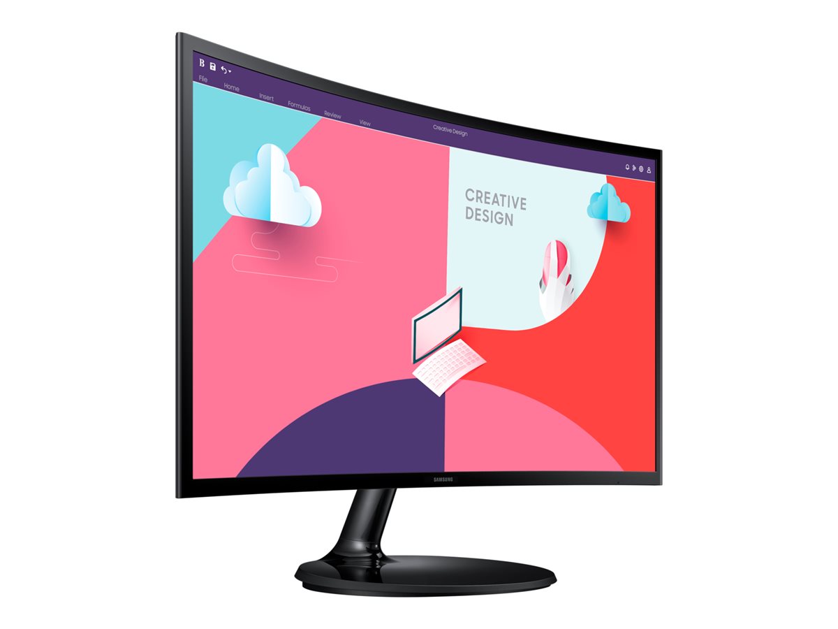 Samsung S24C360EAU - S36C Series - LED-Monitor - gebogen - 59 cm (24")