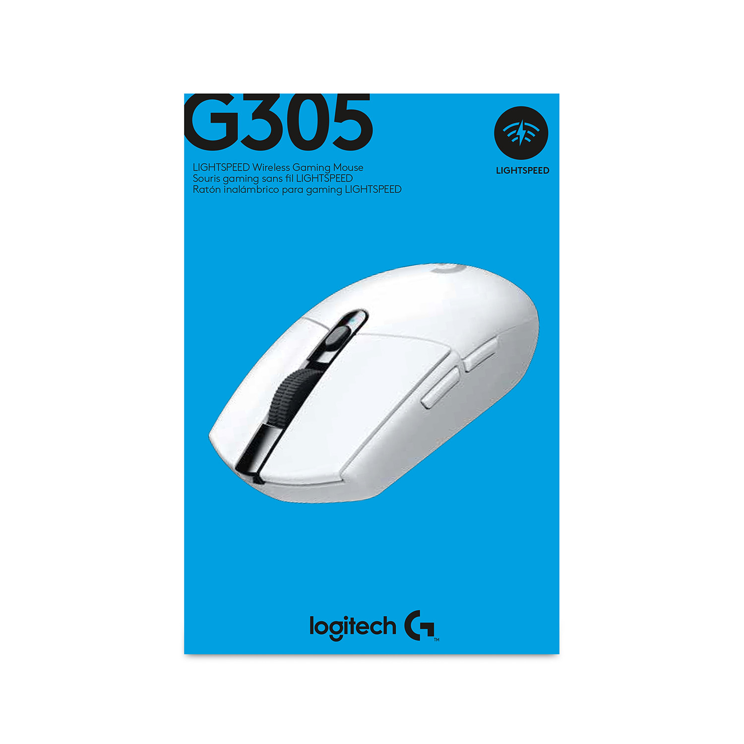 Logitech G G305 - Maus - optisch - 6 Tasten - kabellos - 2.4 GHz - kabelloser Empfänger (USB)