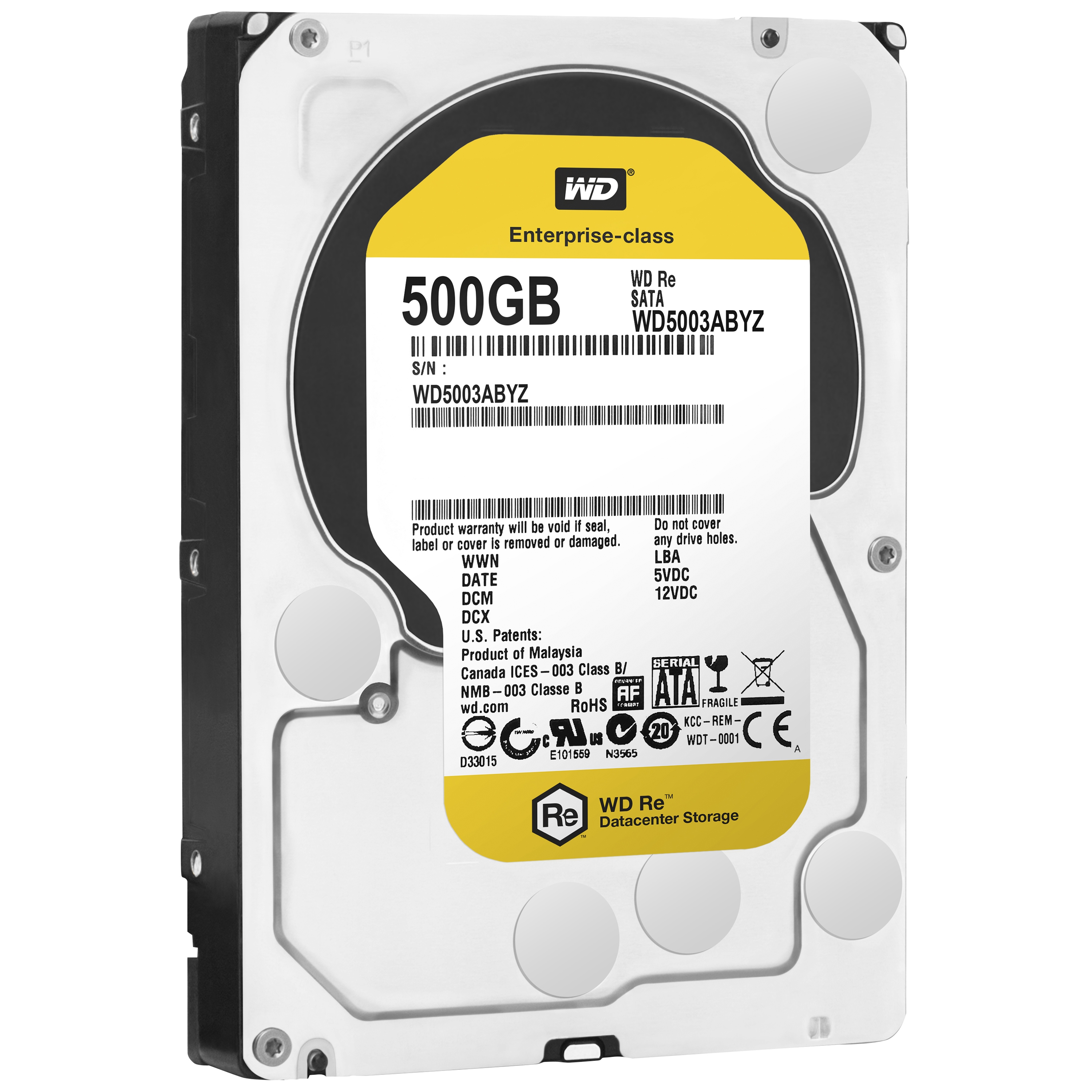 WD RE WD5003ABYZ - Festplatte - 500 GB - intern - 3.5" (8.9 cm)