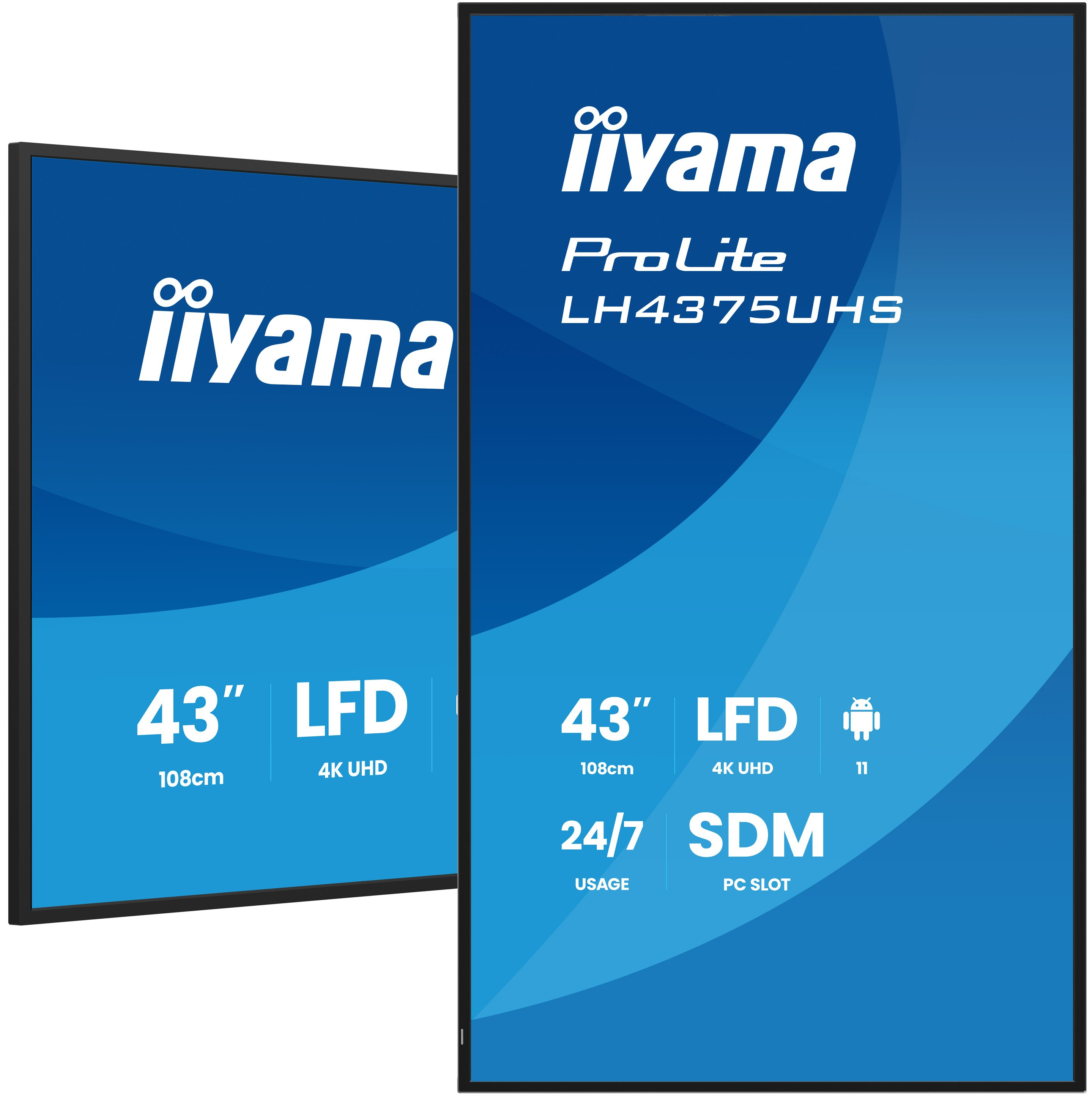 Iiyama ProLite LH4375UHS-B2AG - 109 cm (43") Diagonalklasse (108 cm (42.5")