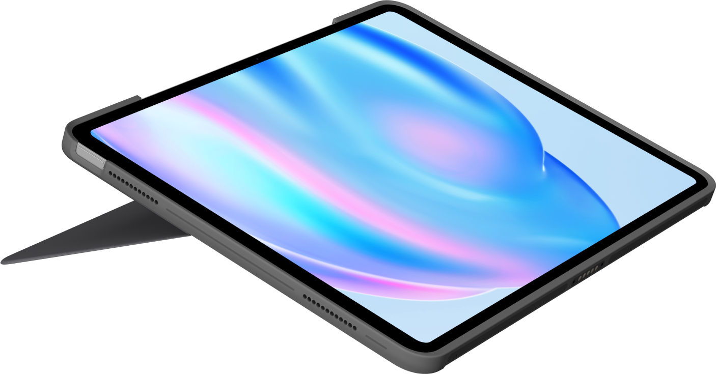 Logitech Combo Touch - Tastatur und Foliohülle - mit Trackpad - hintergrundbeleuchtet - Apple Smart 
