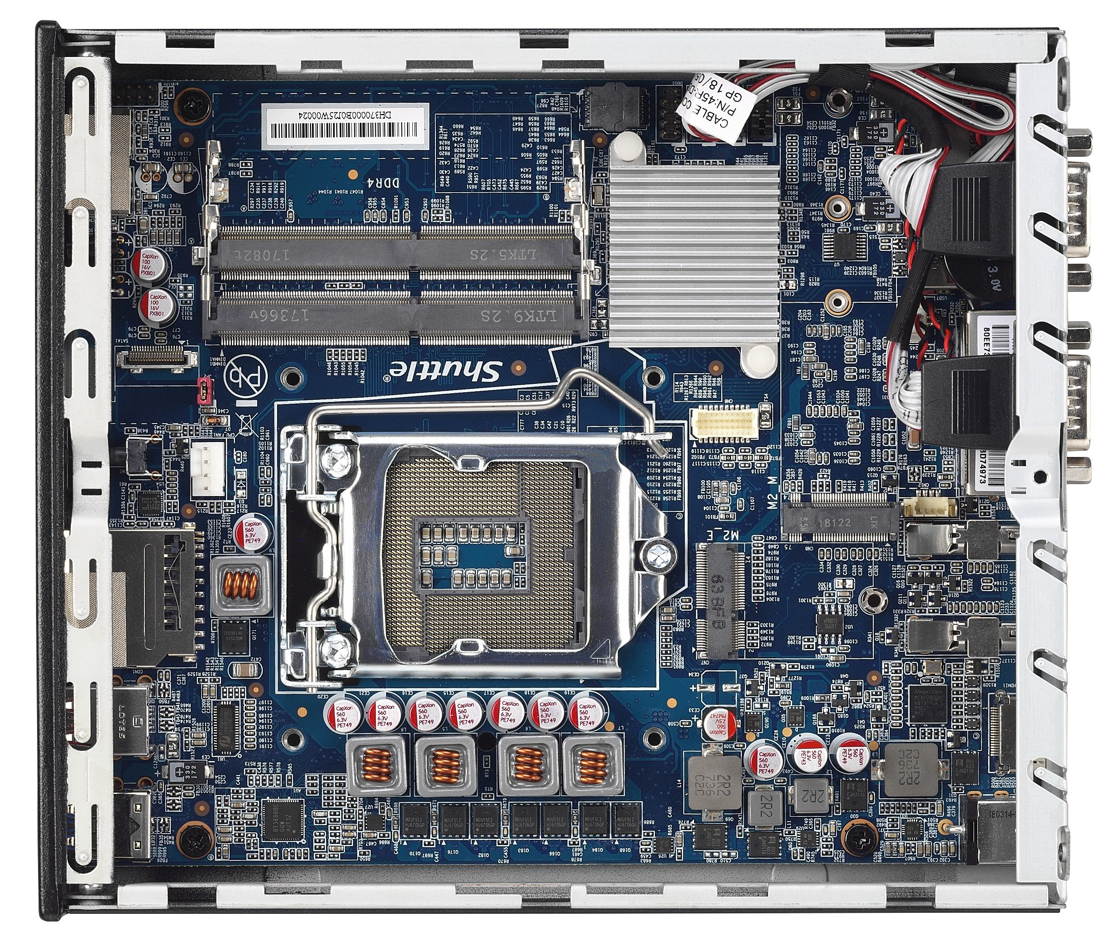 Shuttle XP? slim DH370, 1,3L Größe PC, Mini-PC Barebone, Intel® H370, LGA 1151 (Socket H4), DDR4-SDR