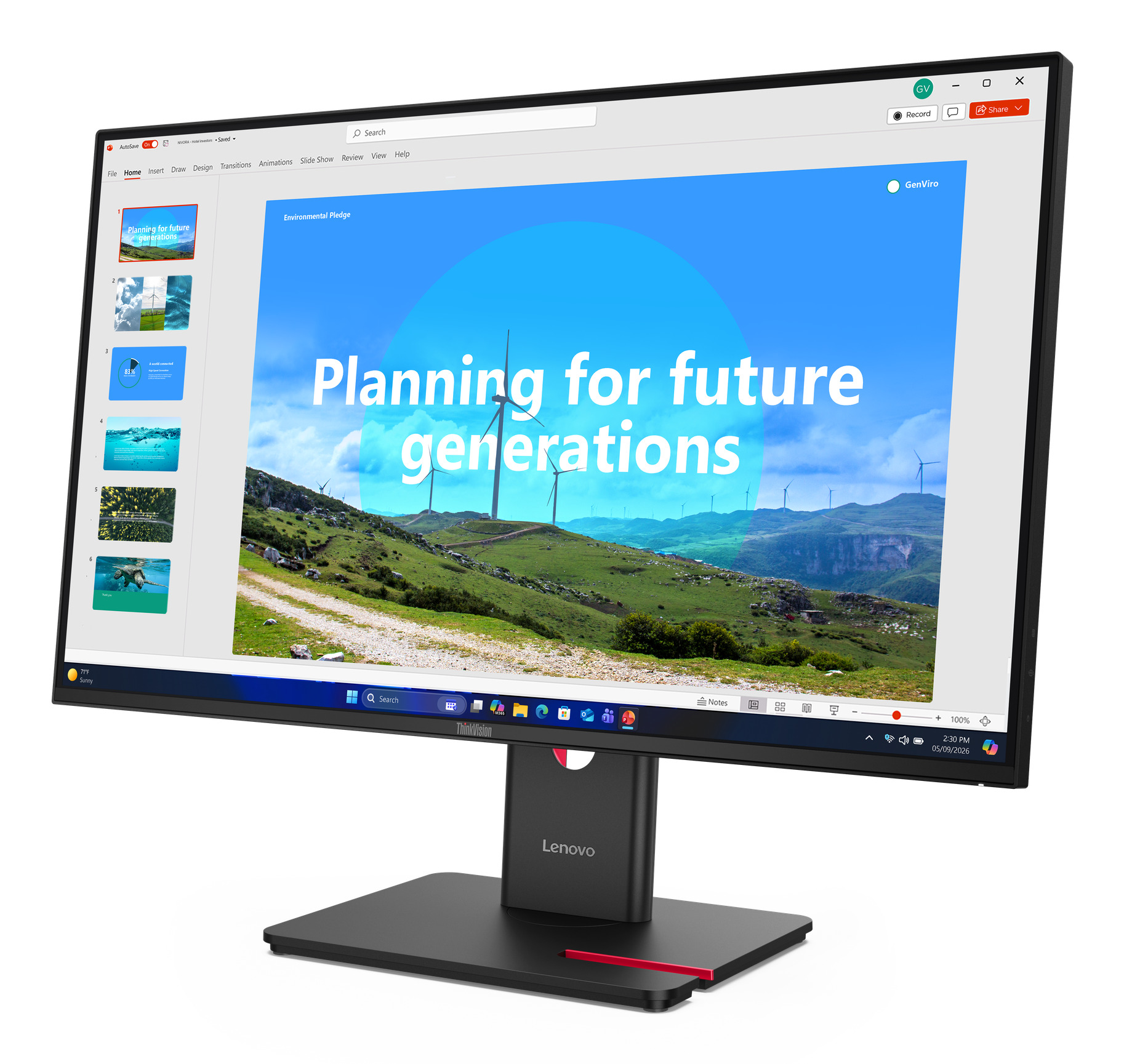 Lenovo ThinkVision T27D-40 - LED-Monitor - 68.6 cm (27")