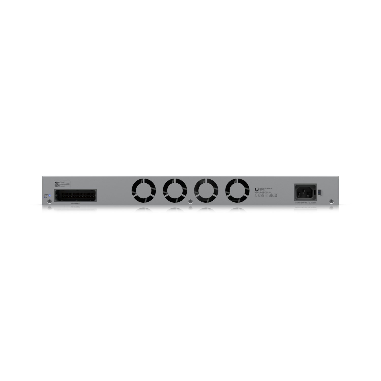 Ubiquiti USW-PRO-MAX-48-POE, L3, 2.5G Ethernet (100/1000/2500), Power over Ethernet (PoE), Rack-Einb