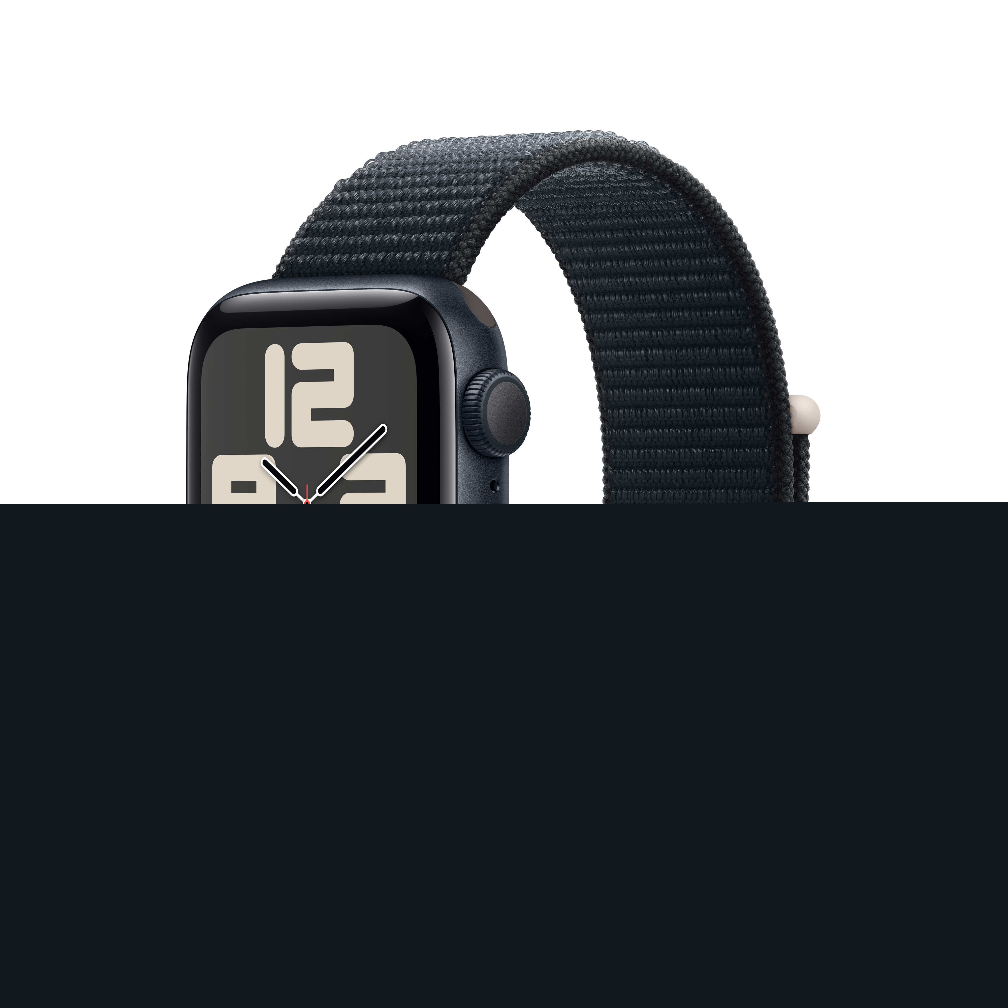 Apple Watch SE 2022 (GPS) 40mm Mitternacht mit Sport Loop Mitternacht
