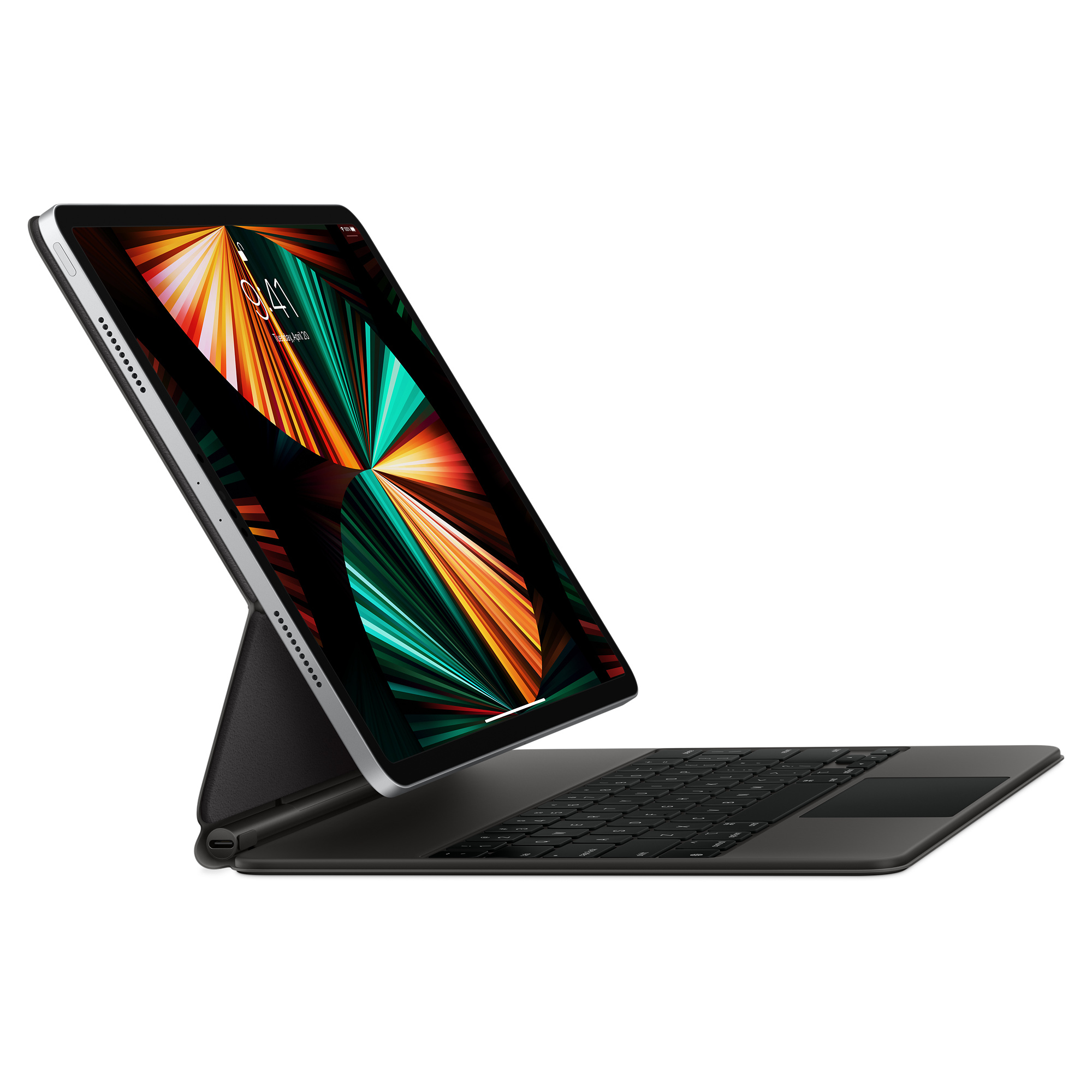 Apple Magic Keyboard - Tastatur und Foliohülle - mit Trackpad - hinterleuchtet - Apple Smart connect