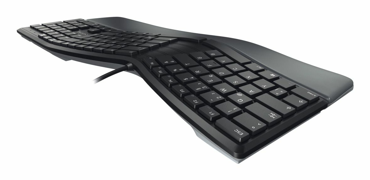 Cherry KC 4500 ERGO - Tastatur - USB - AZERTY
