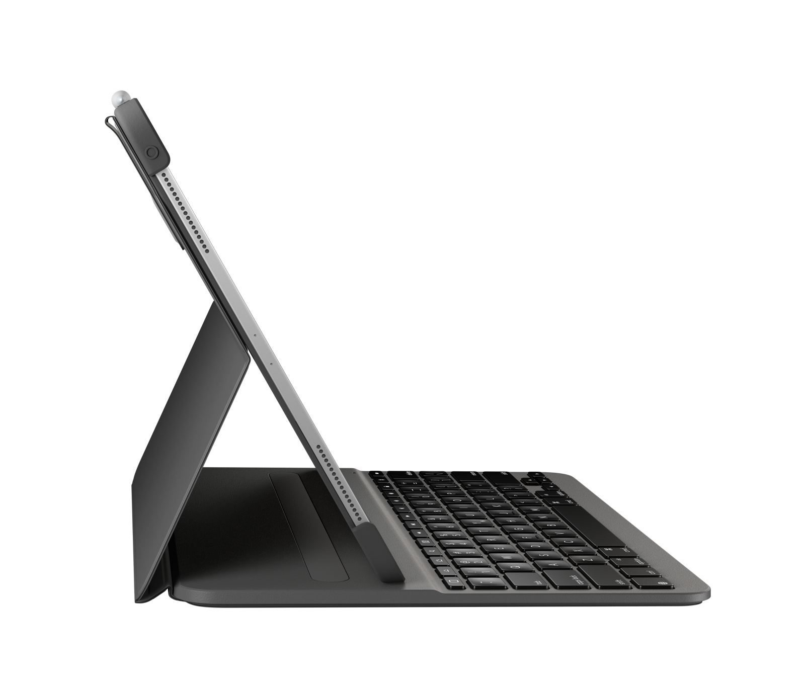 Logitech Slim Folio Pro - Tastatur und Foliohülle - hintergrundbeleuchtet - Bluetooth - AZERTY - Fra