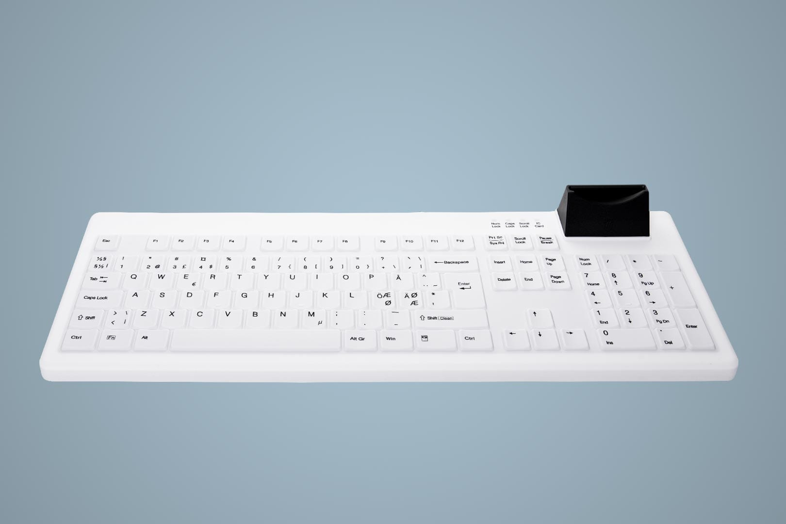 Cherry AKTIVE KEY Hygiene Smart Card Desktop Keyboard Sealed