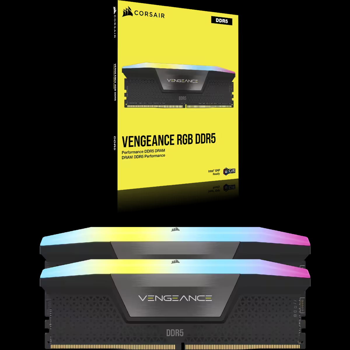 Corsair Vengeance UDIMM 32GB Kit (CMH32GX5M2B6400C36), 2x16GB, DDR5-6400, CL36-48-48-104, On-Die ECC