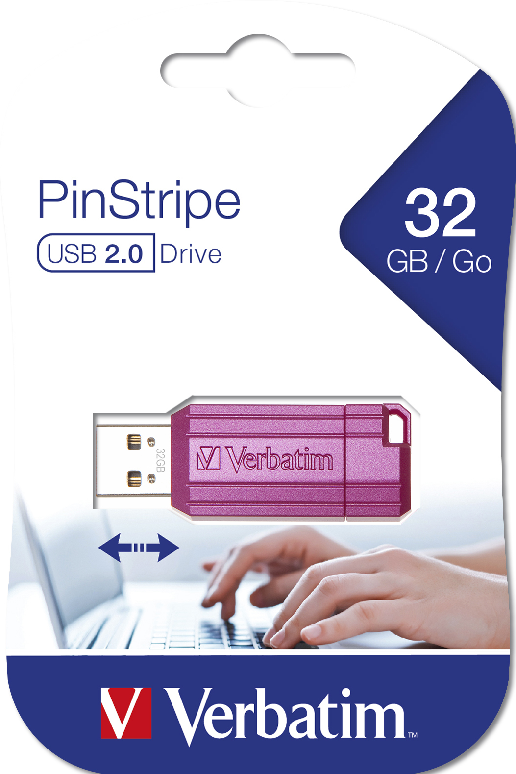 Verbatim Store 'n' Go Pin Stripe USB Drive