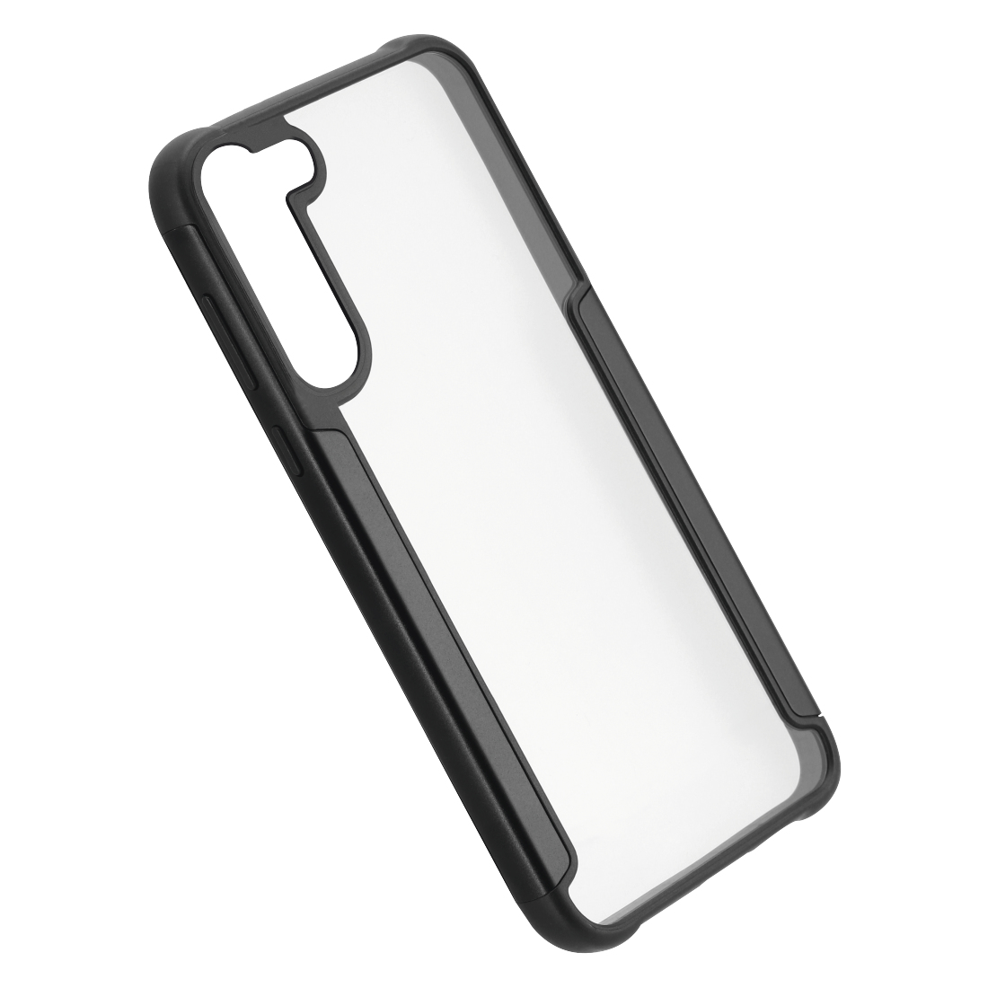 Hama Metallic Frame, Cover, Samsung, Galaxy S23+, 16,8 cm (6.6 Zoll), Schwarz, Transparent