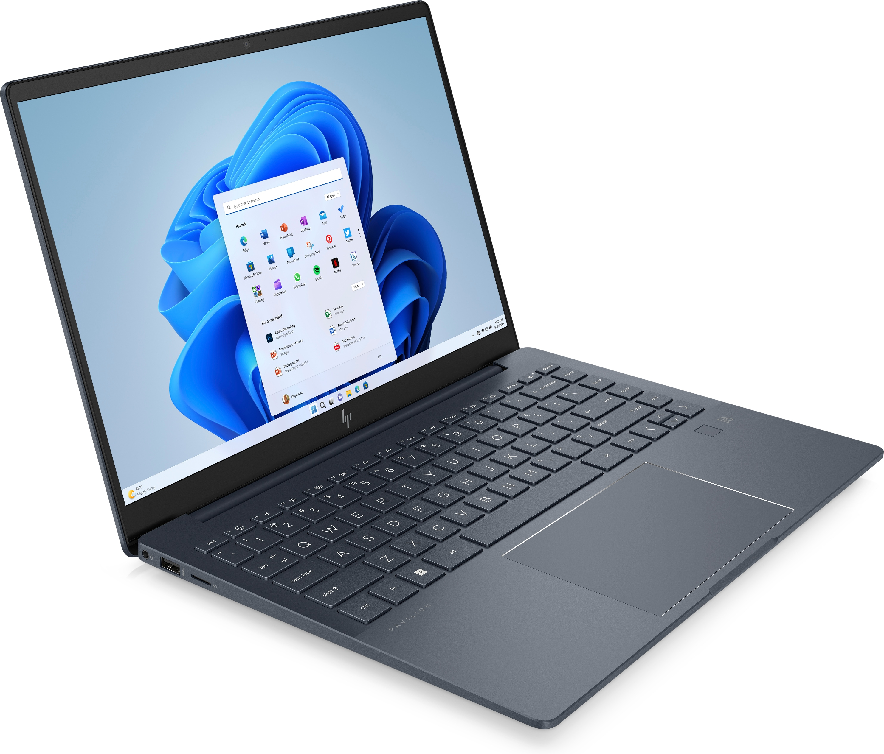 HP Pavilion Plus Laptop 14-eh1477ng - Intel Core i7 1355U / 1.7 GHz - Win 11 Home - GF RTX 2050 - 16