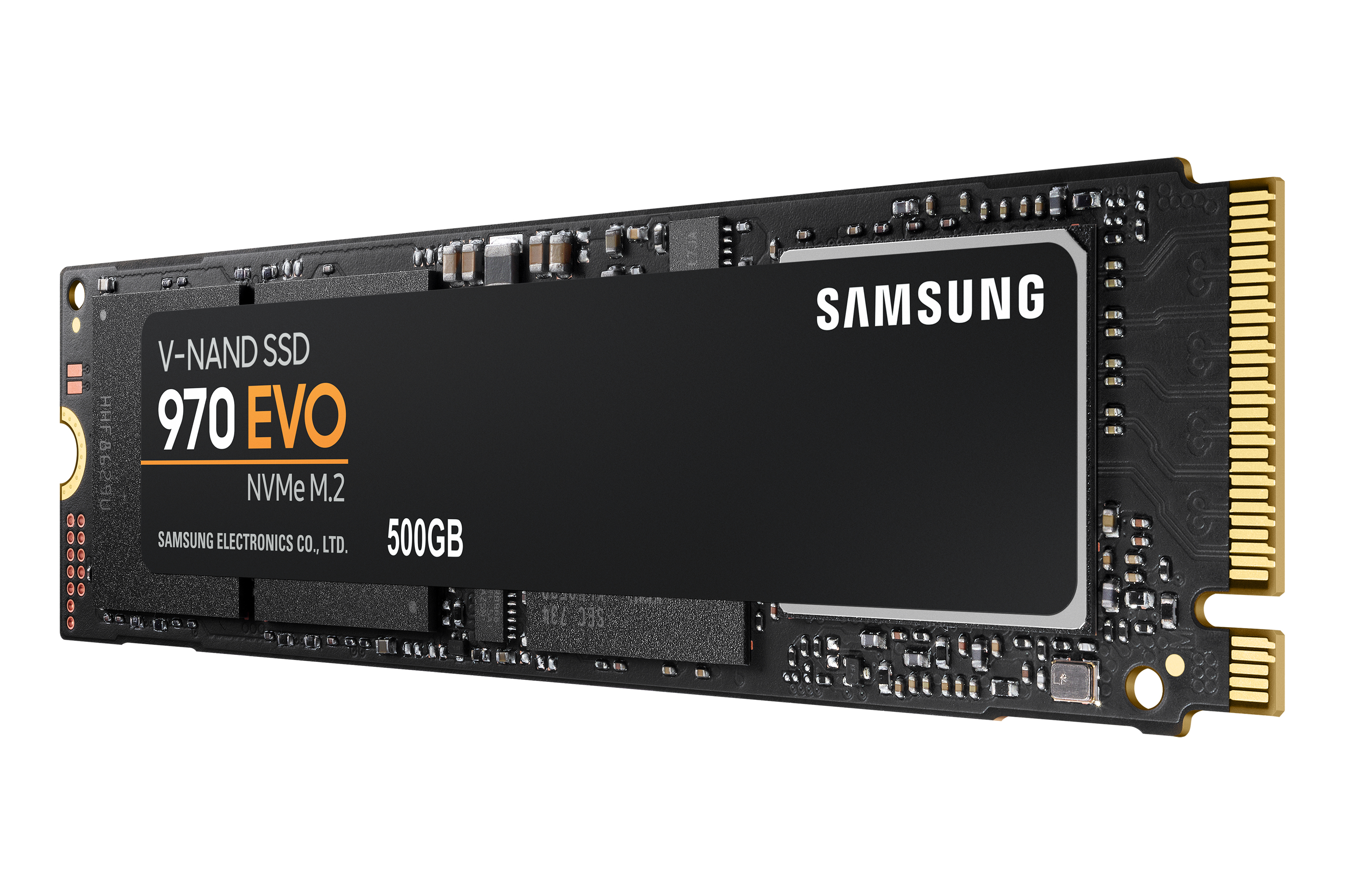 Samsung 970 EVO MZ-V7E500BW - SSD - verschlüsselt - 500 GB - intern - M.2 2280 - PCIe 3.0 x4 (NVMe)