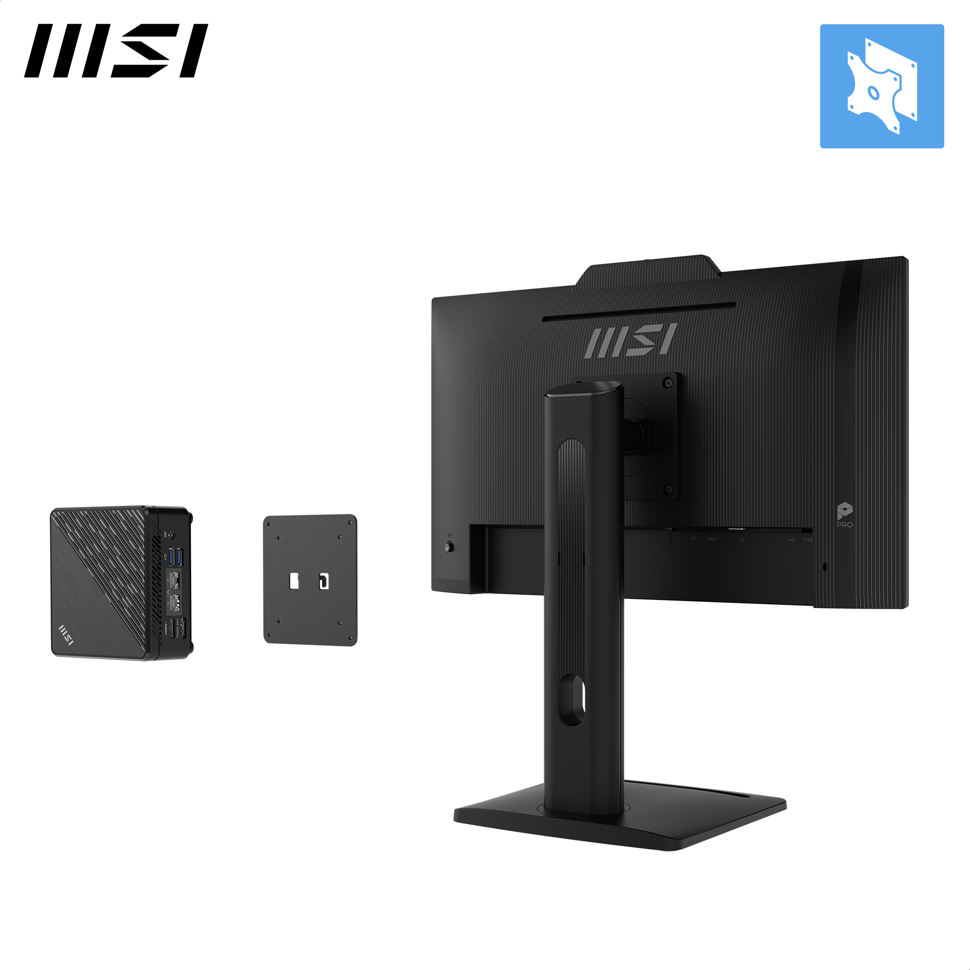 MSI PRO MP242PMG - LCD-Monitor - 61 cm (24") (23.8" sichtbar)