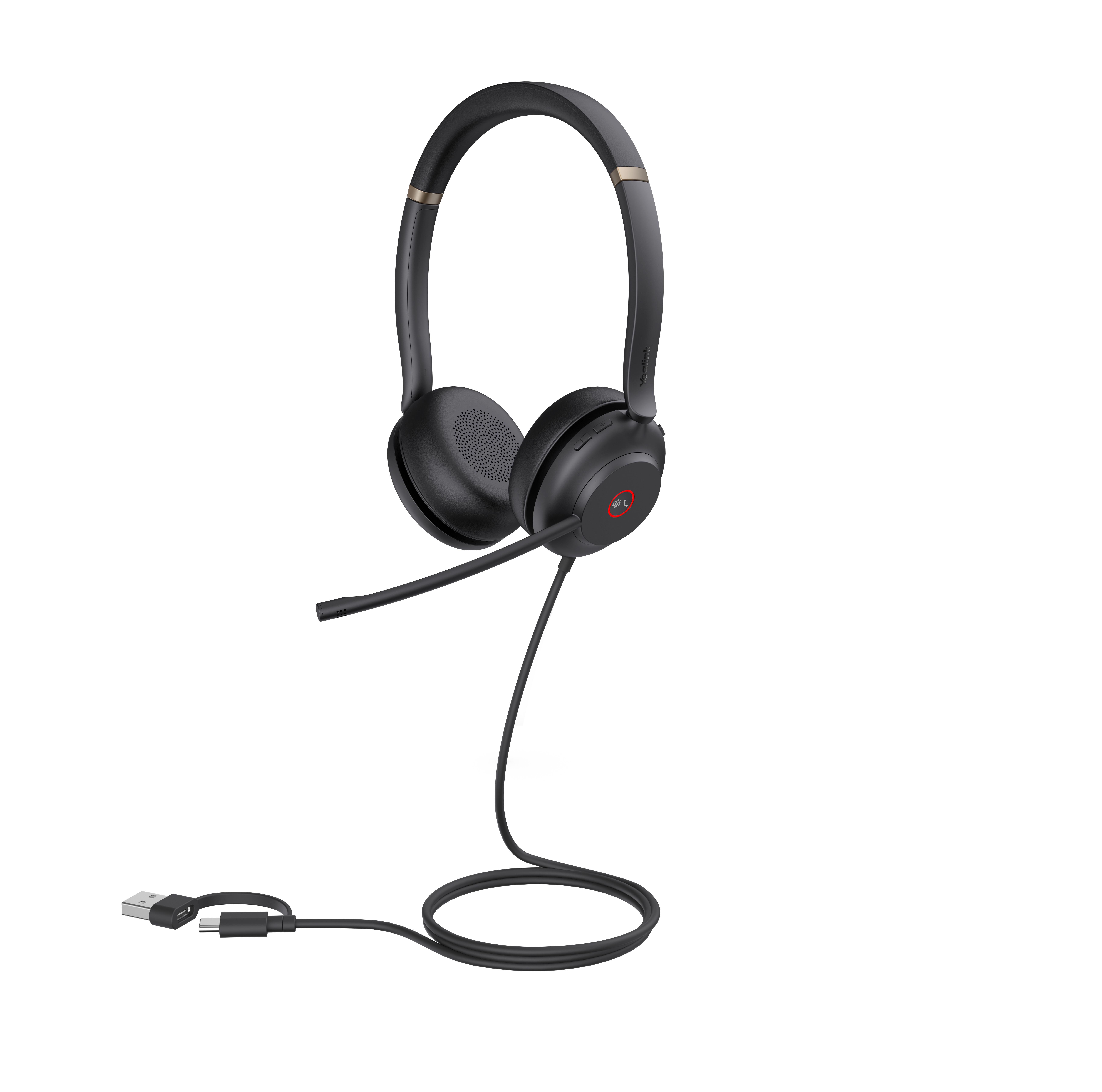 Yealink UH37 Dual - Headset - On-Ear - kabelgebunden
