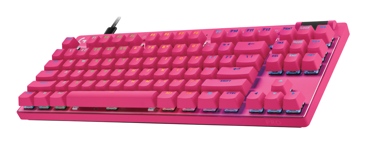 Logitech G PRO X RAPID - Tastatur - TKL - hintergrundbeleuchtet - USB - QWERTY - Nordisch (Dänisch/F